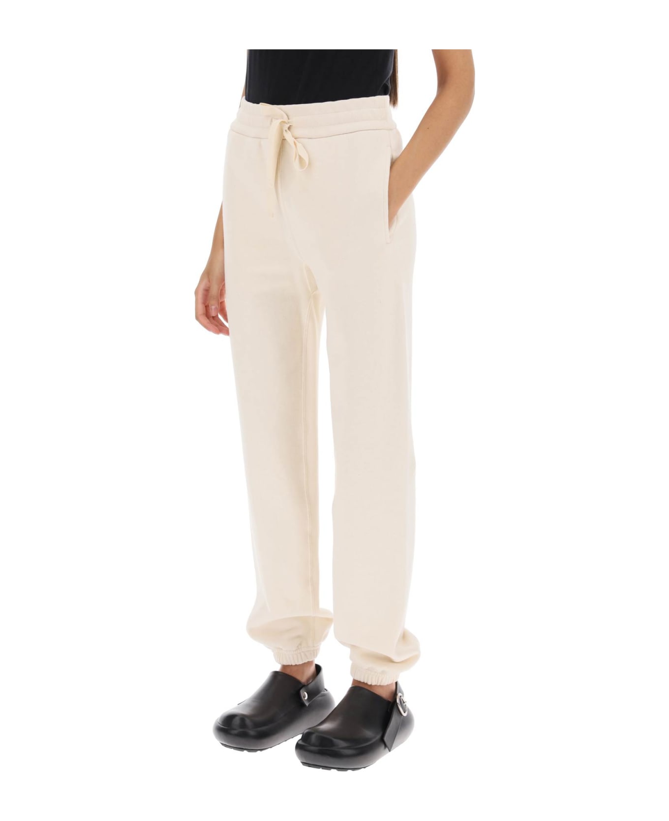Jil Sander Ivory Cotton Pants - DUNE (White)