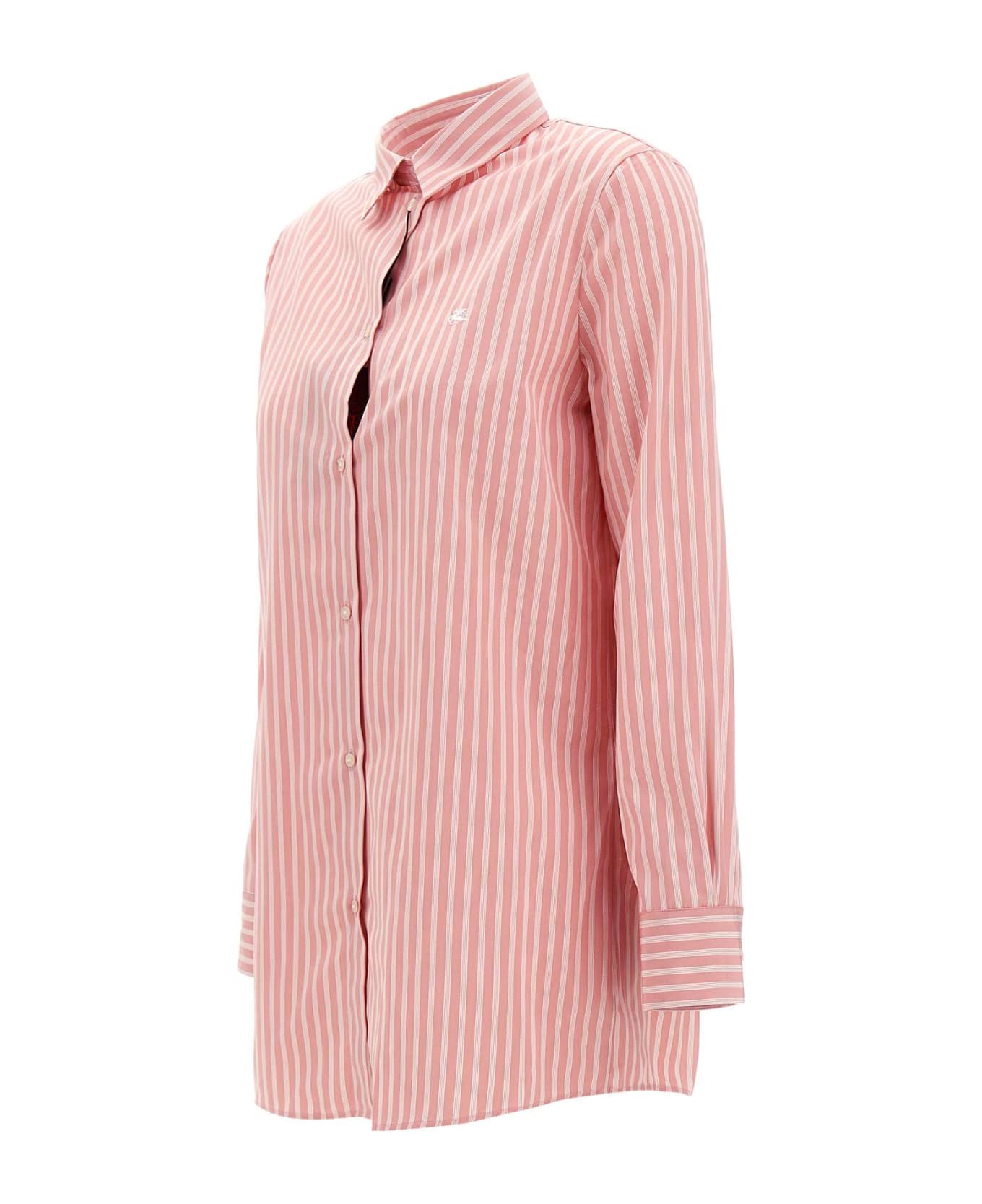 Etro Silk And Cotton Shirt - Pink