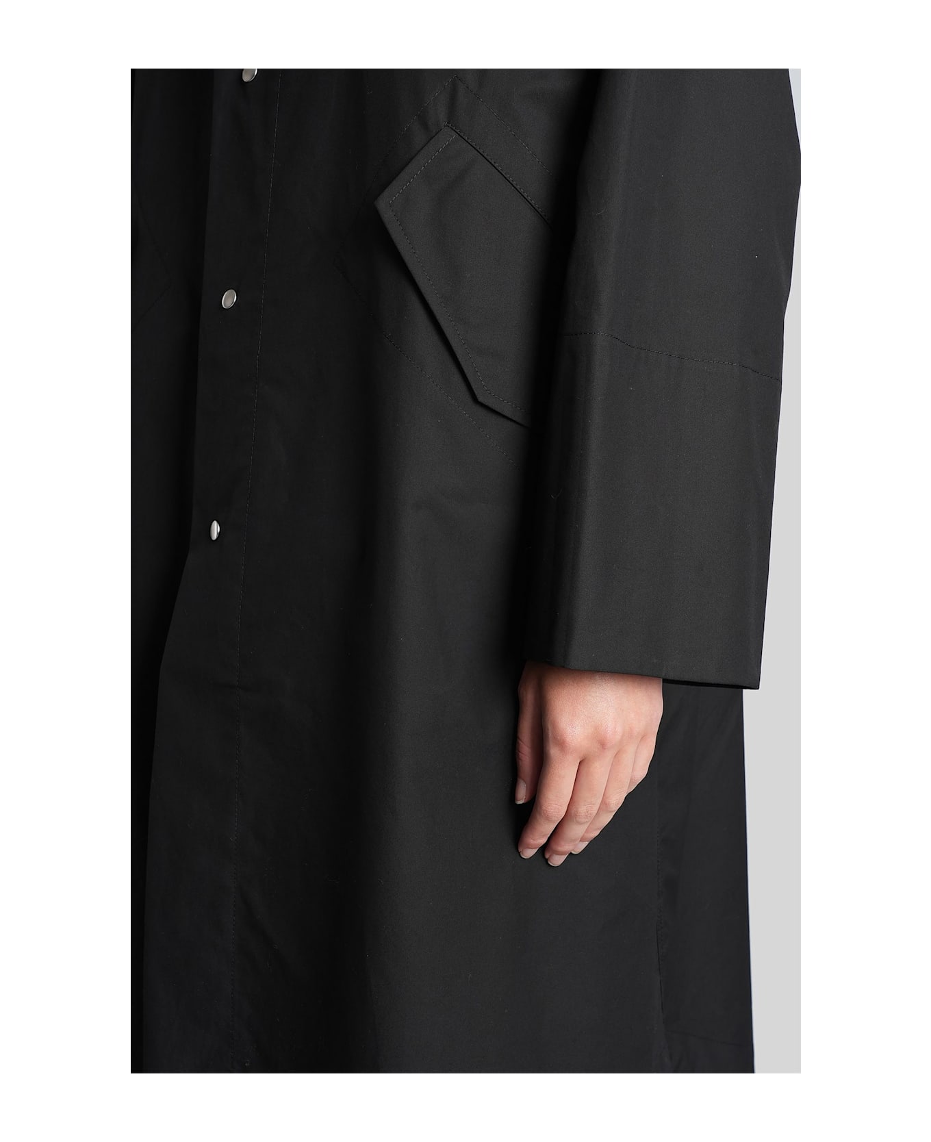 Jil Sander Parka 01 Parka In Black Cotton - black