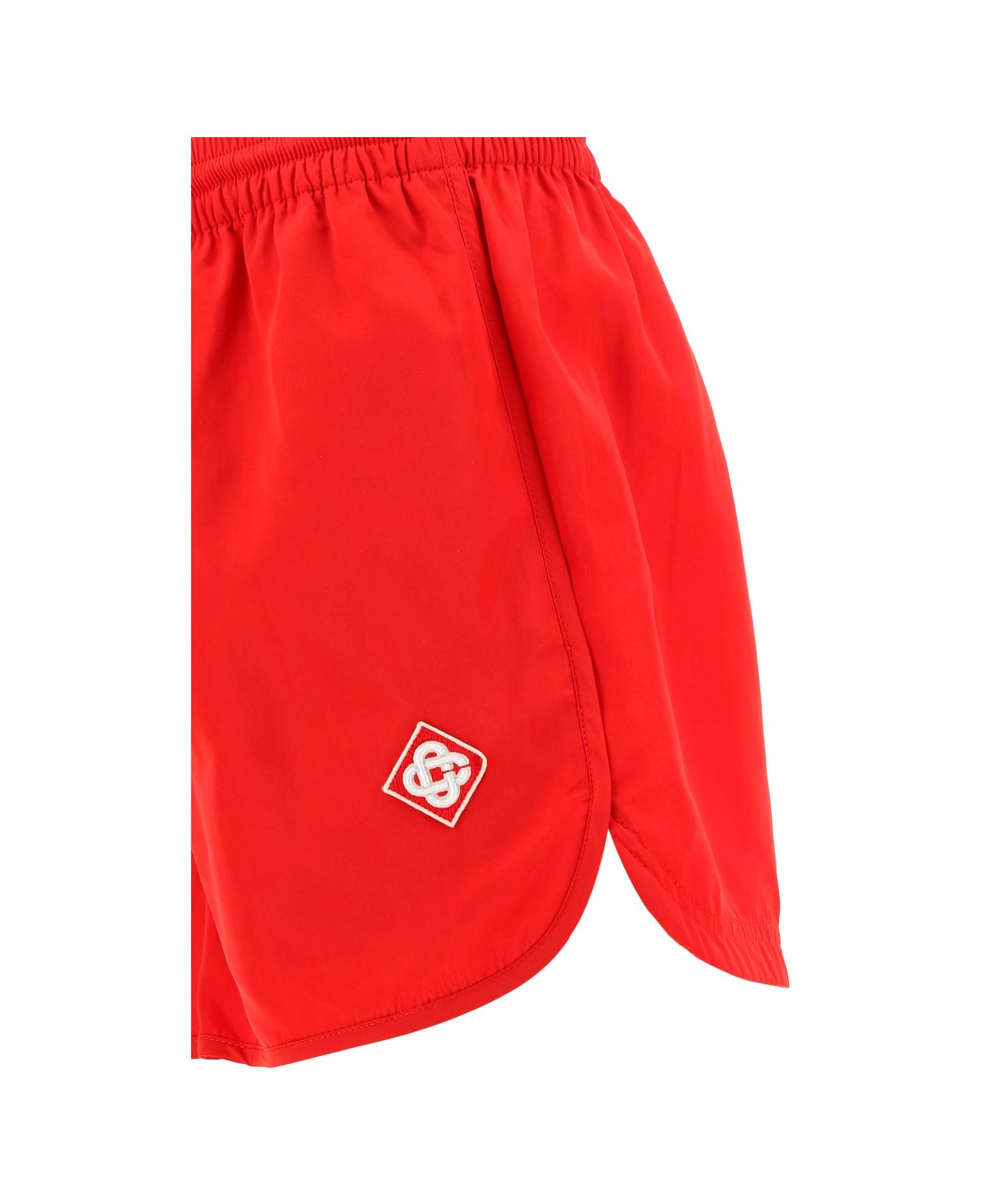 Casablanca Logo Shorts - Red