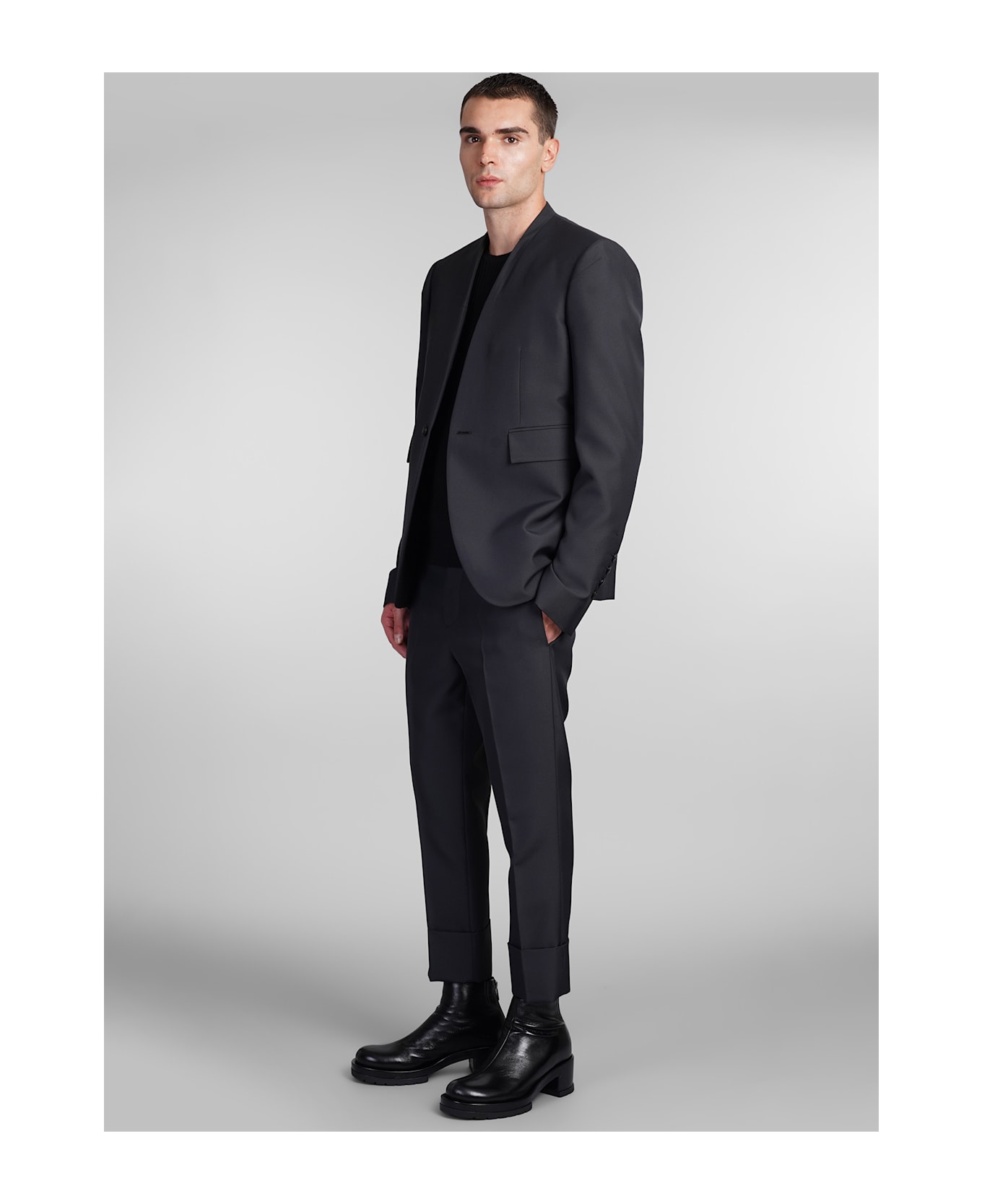 Sapio N7 Pants In Black Polyester - black