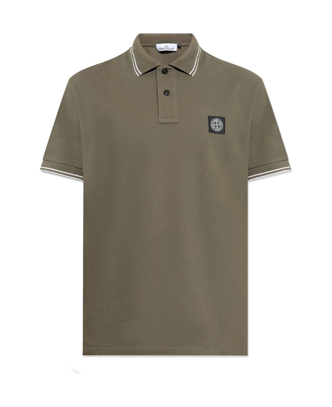 Stone Island Cotton Polo - Militare