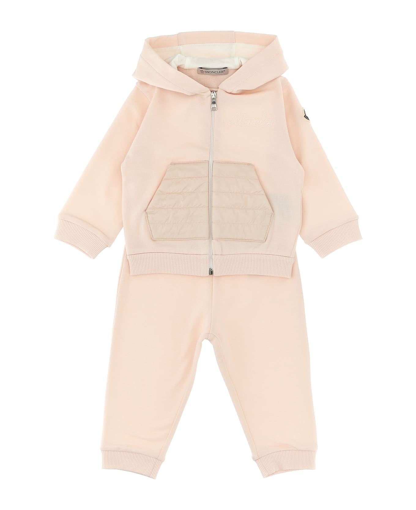 Moncler Complete Hoodie + Joggers - Pink