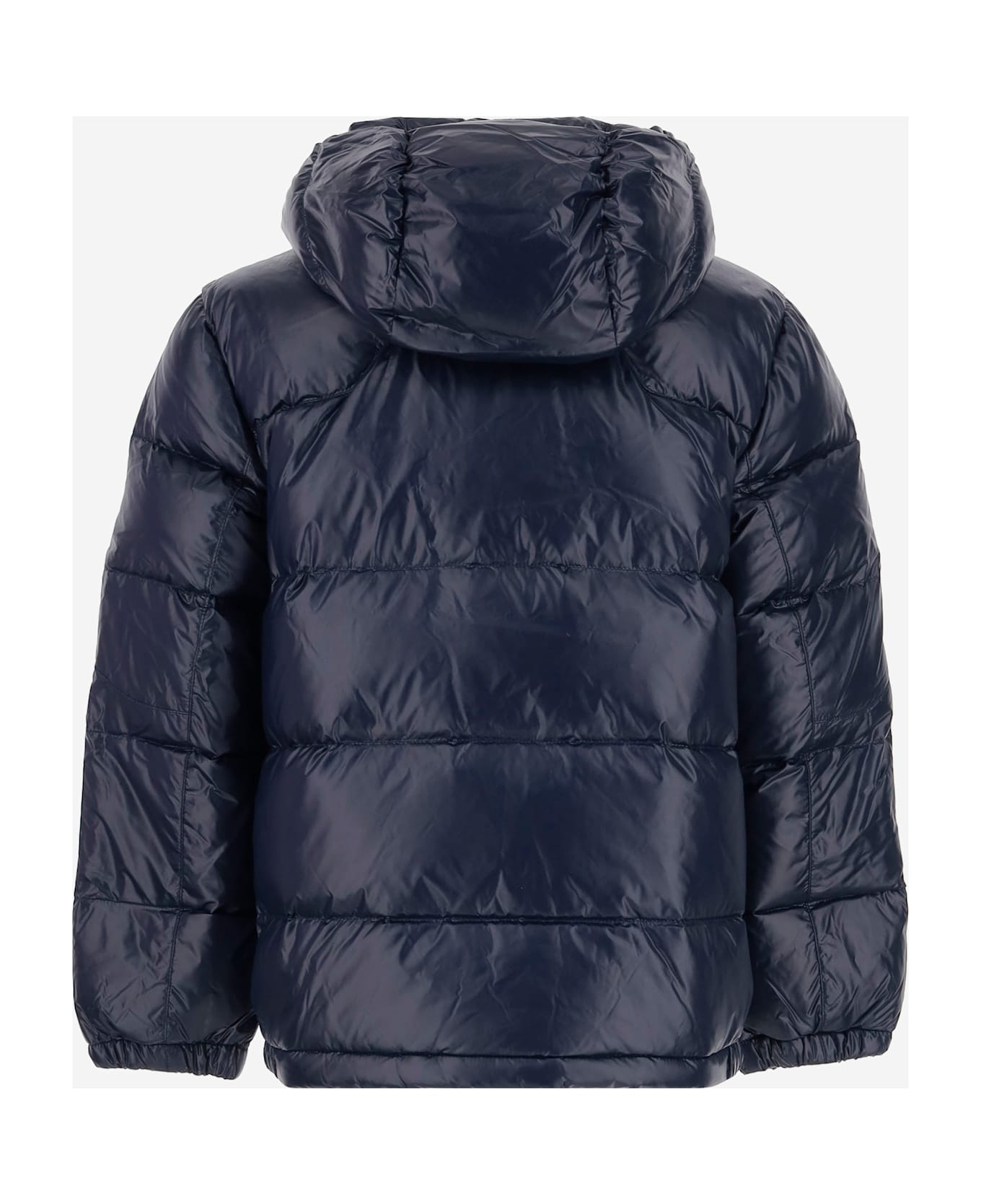 Polo Ralph Lauren Padded Down Jacket With Logo - Blue