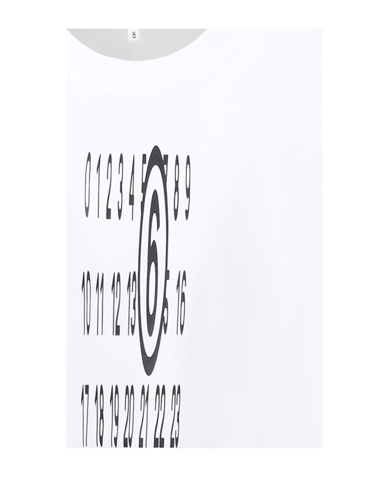 MM6 Maison Margiela White T-shirt For Kids With Logo - White