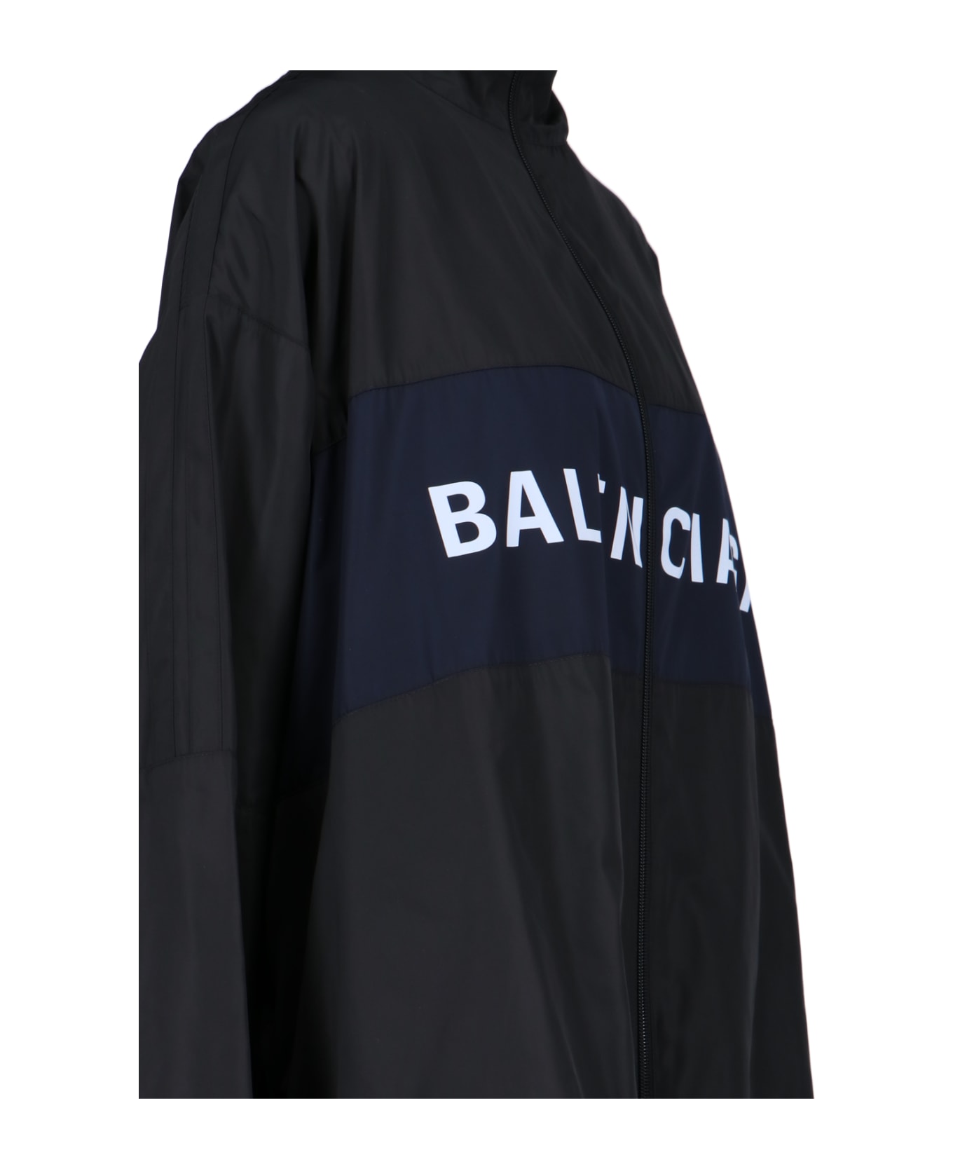 Balenciaga Logo Zip Jacket - Black  