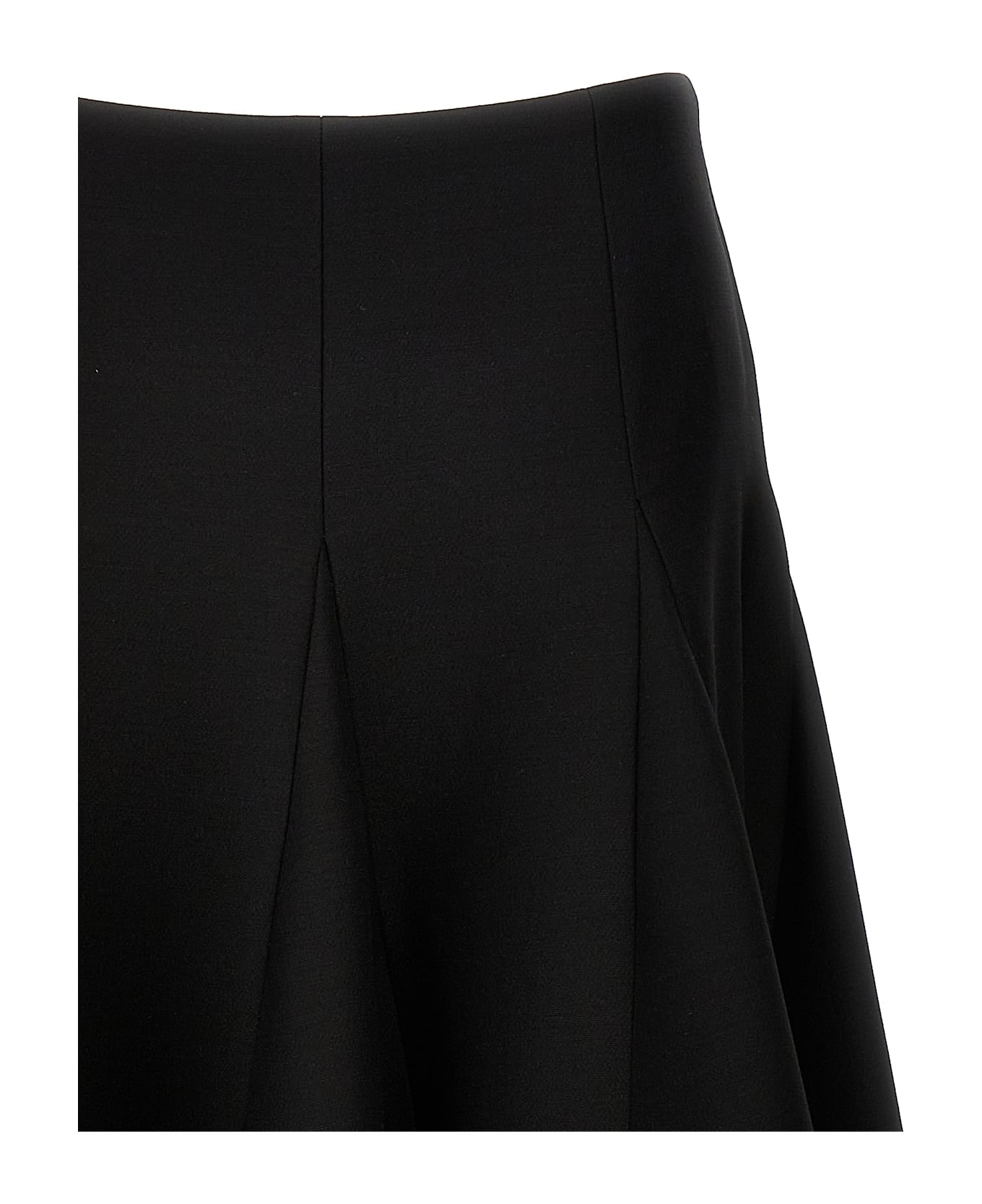 Valentino Garavani 
solid Crepe Couture
 Valentino Skirt - Black