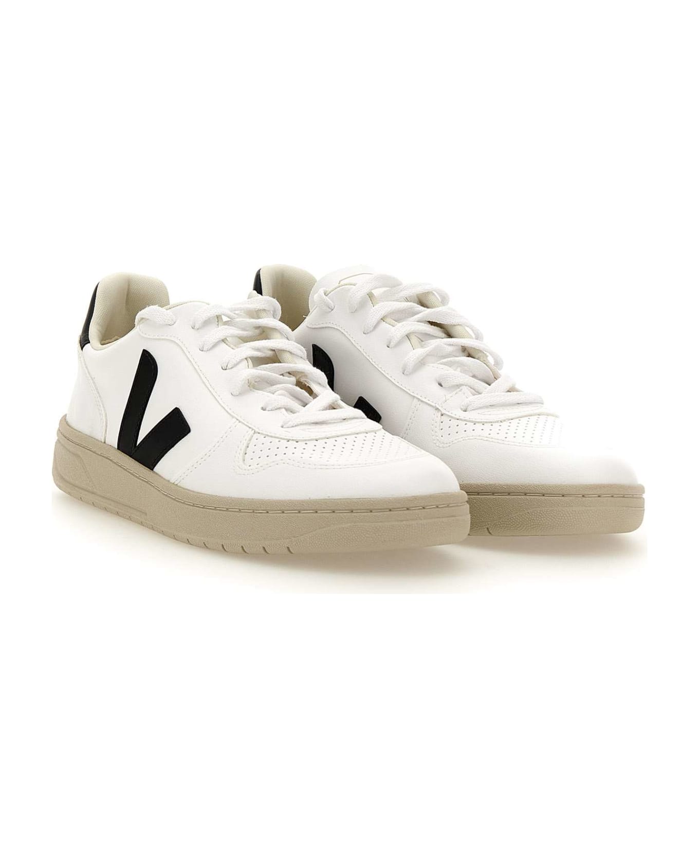 Veja "v-10 Cwl" Sneakers - WHITE-BLACK