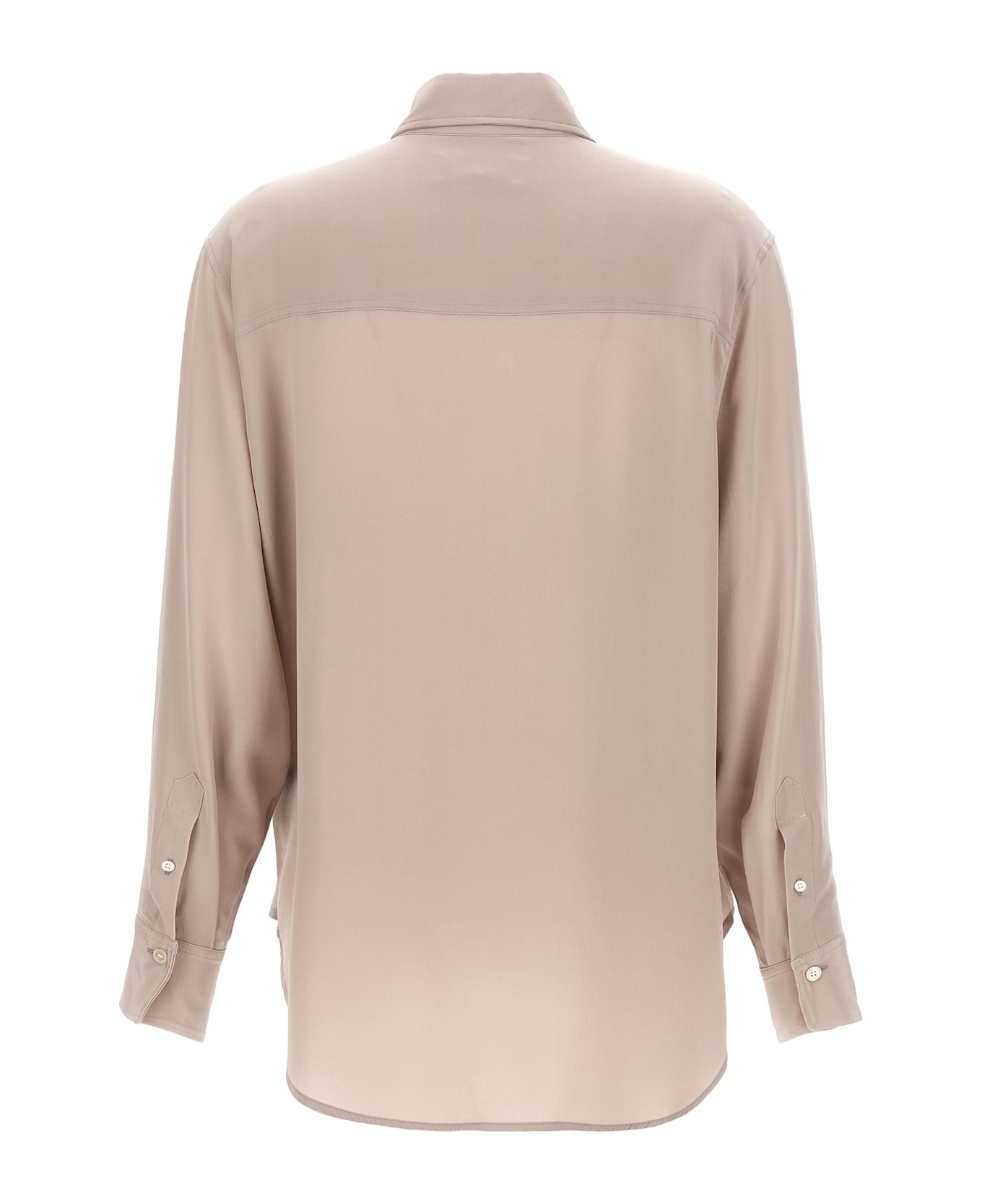 Victoria Beckham 
asymmetric Ruffle
 Blouse - Purple
