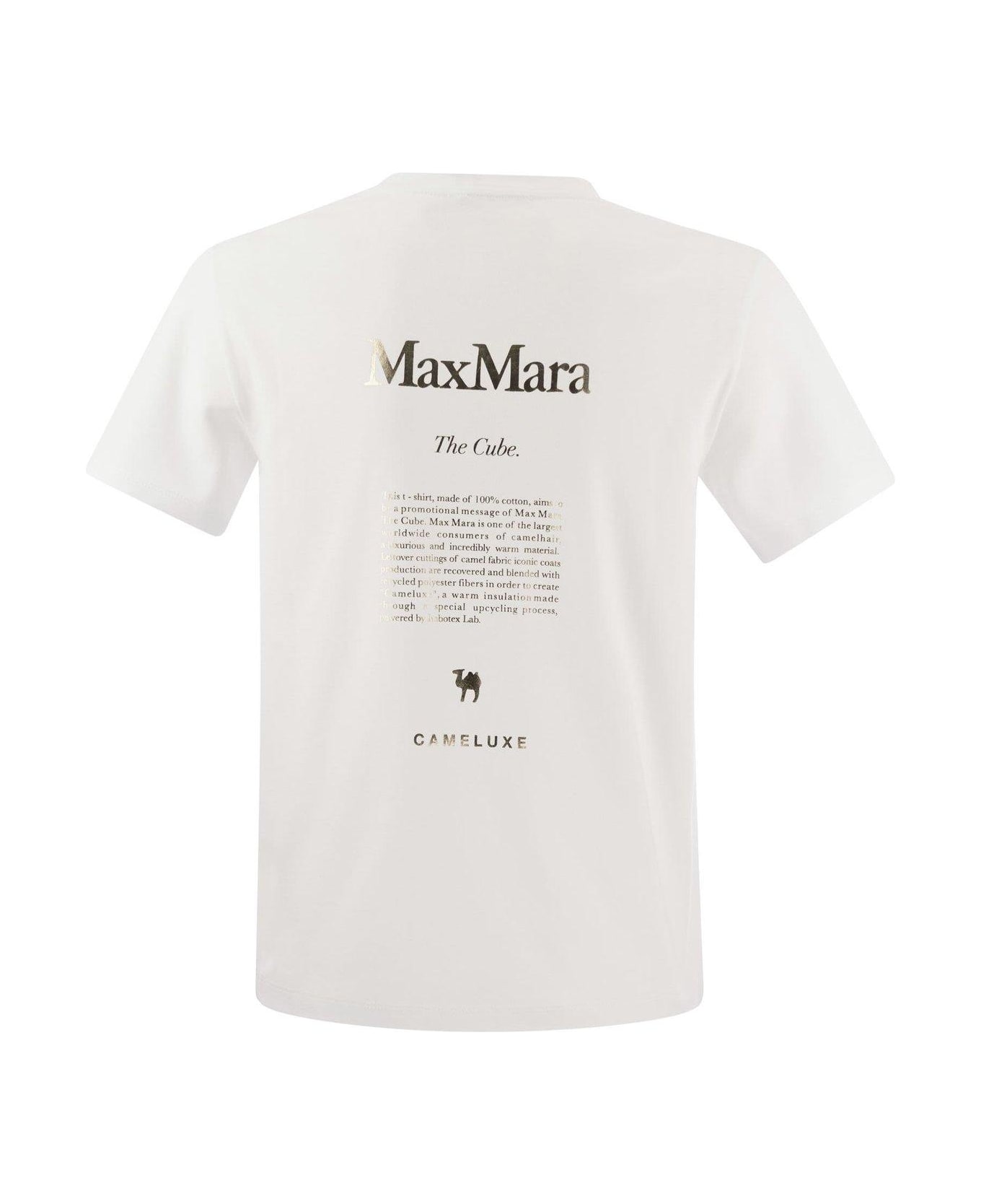 'S Max Mara Crewneck Short-sleeved T-shirt - Bianco