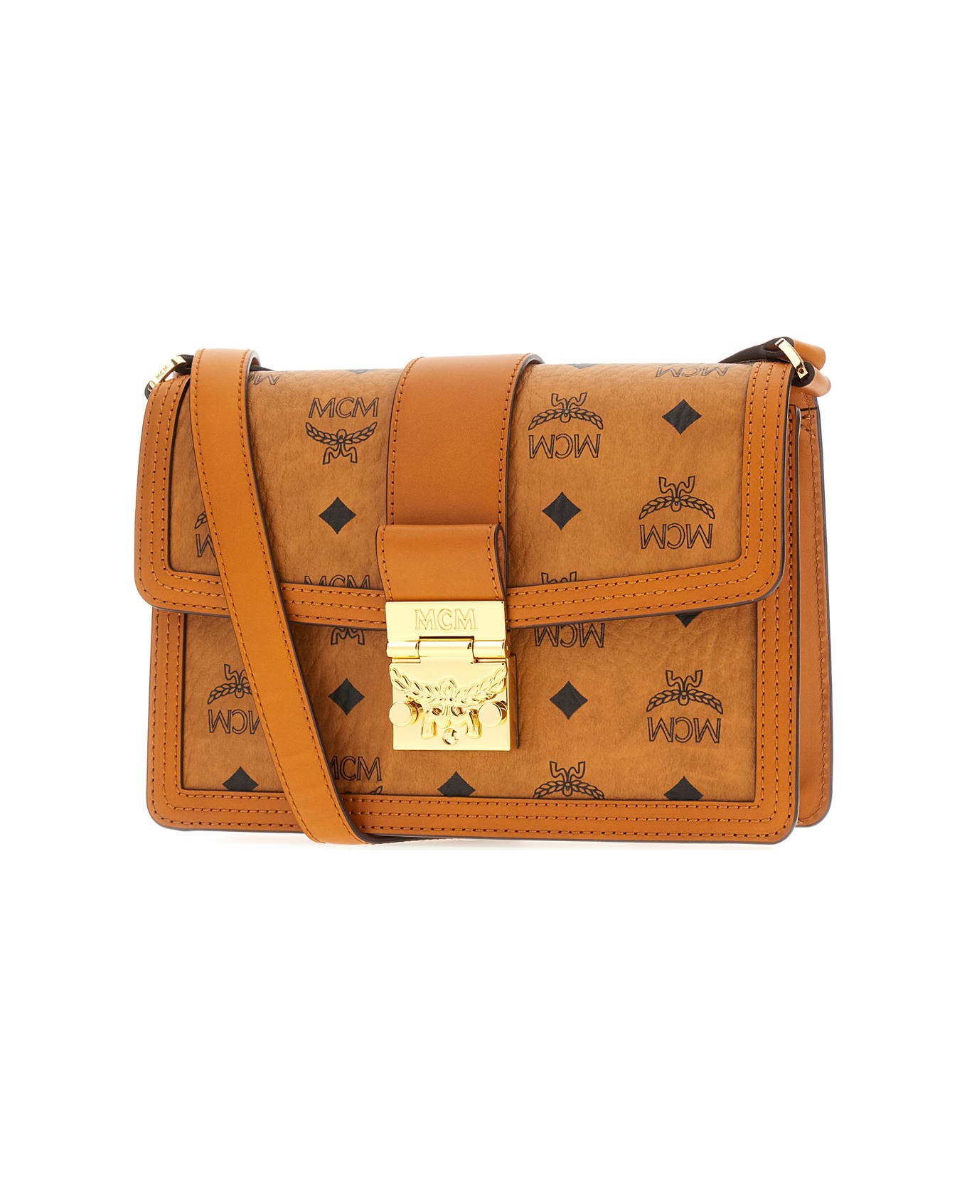 MCM Printed Leather Small Tracy Crossbody Bag - CO