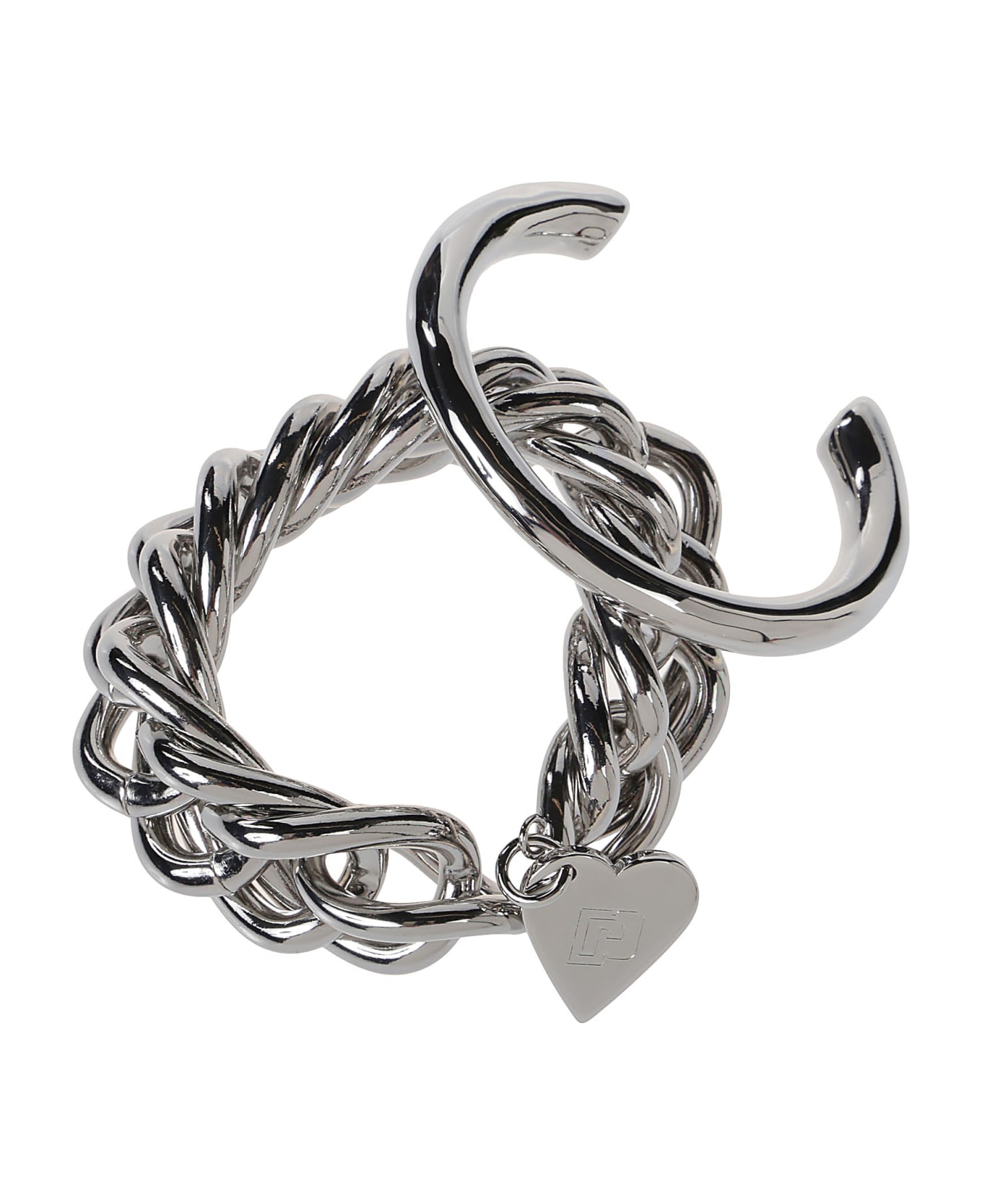 Paco Rabanne Heart Bracelet - Silver