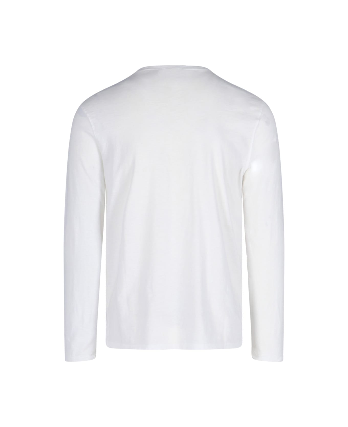 Ralph Lauren Logo Buttons T-shirt - white シャツ