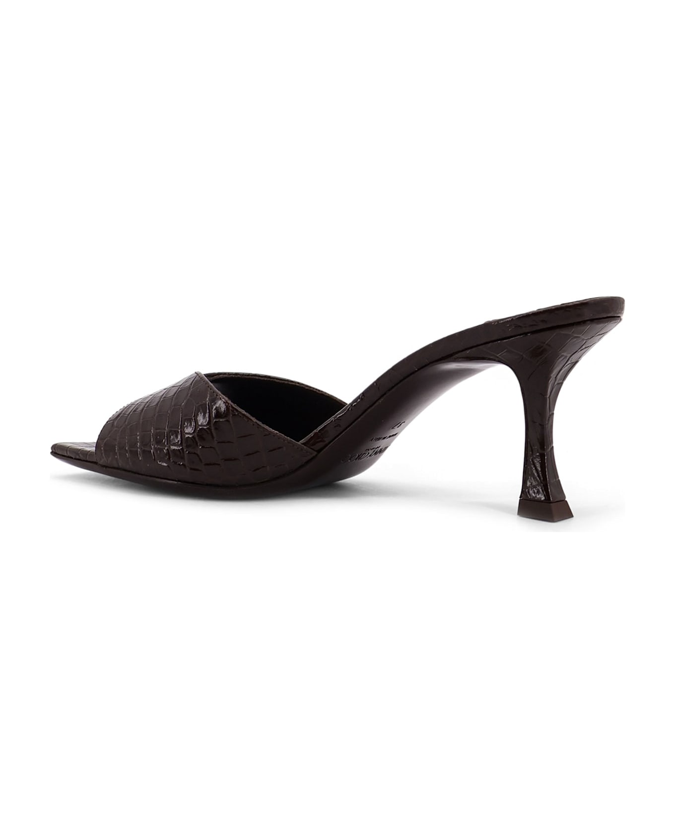 Jimmy Choo Skye Printed Leather Sandals - Brown