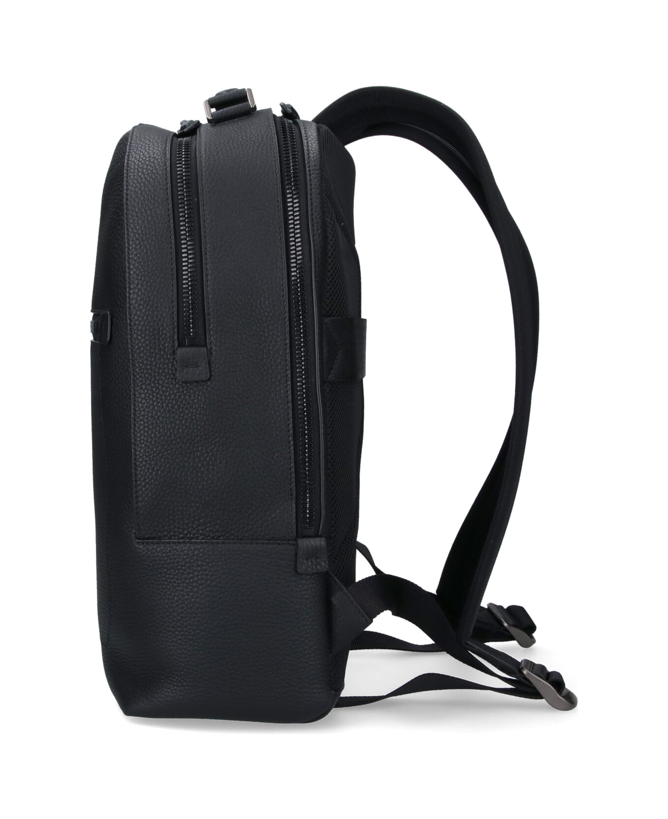 Ferragamo Logo Backpack - Black  