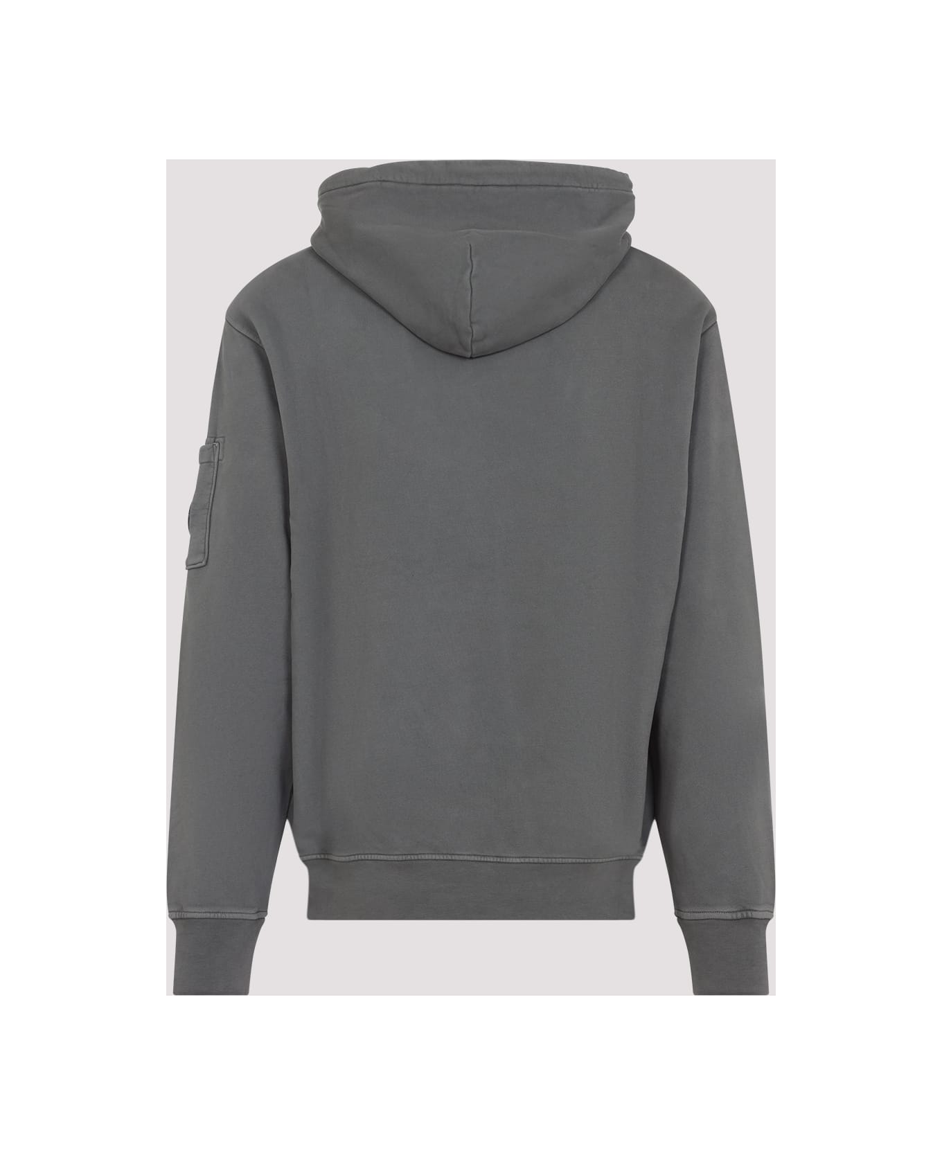 C.P. Company Cotton Hoodie - Gunmetal