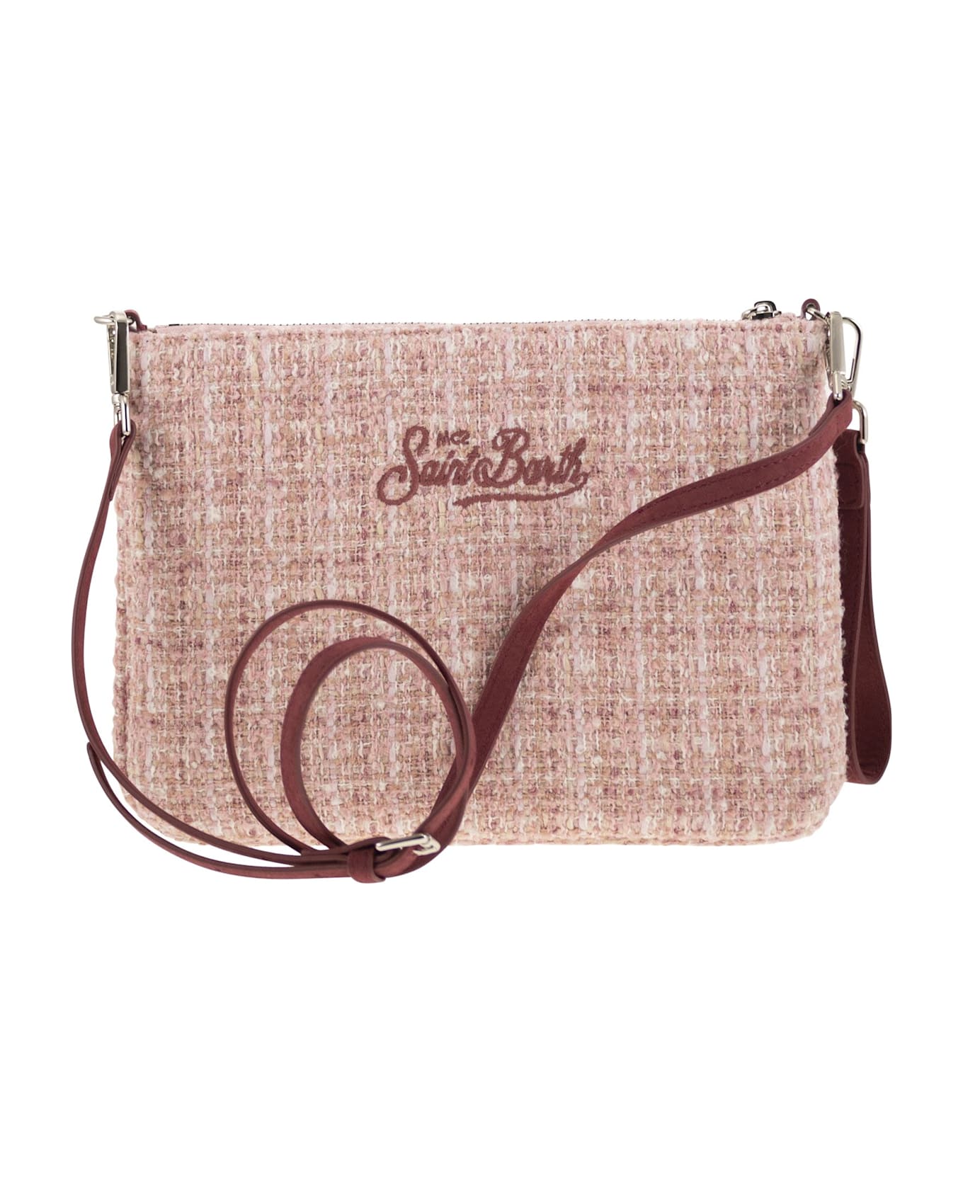 MC2 Saint Barth Pochette Bag With Shoulder Strap - Pink