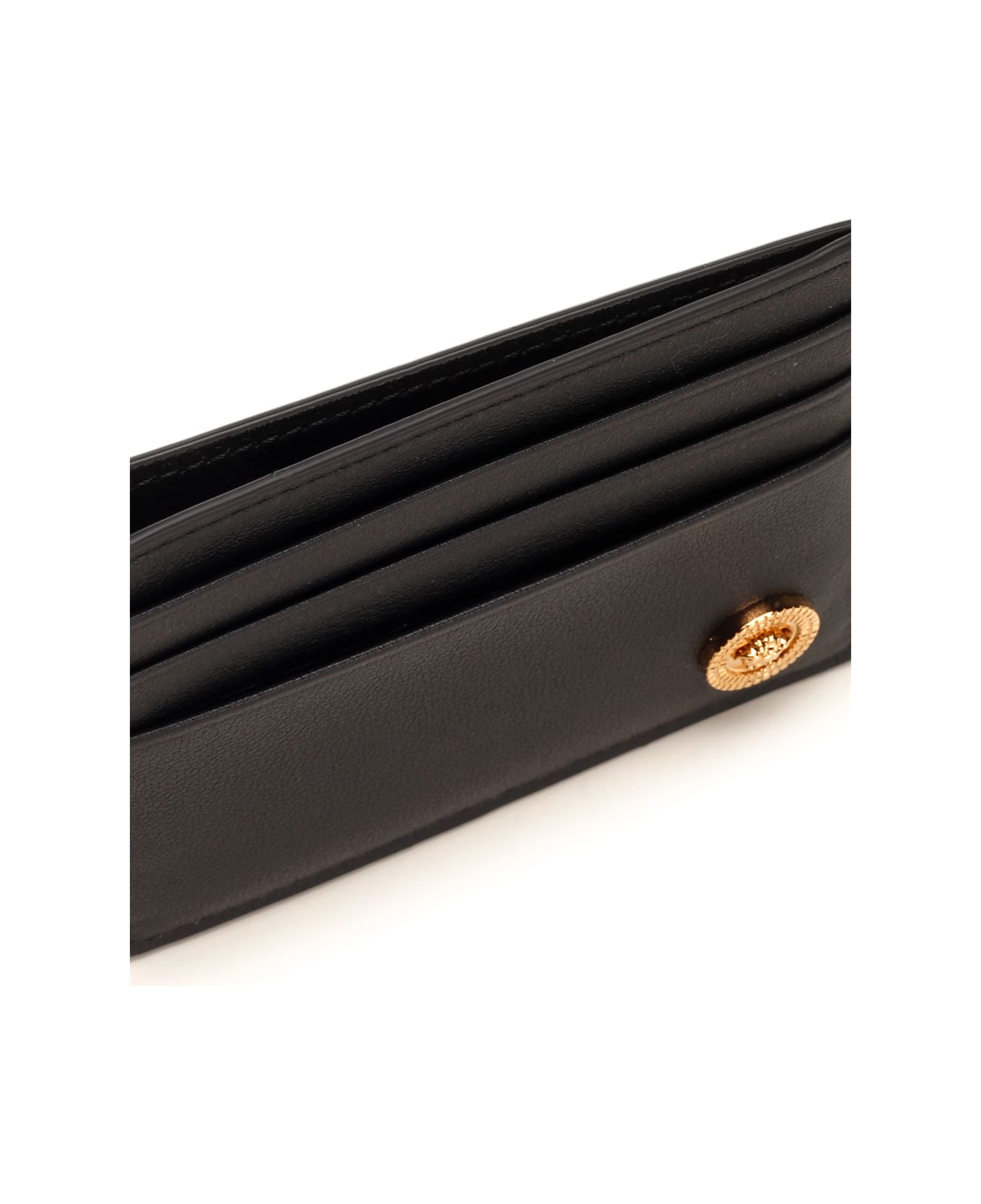 Versace "medusa Biggie" Card Holder - Black  