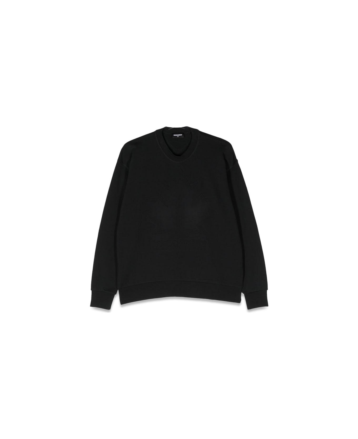 Dsquared2 Slouchy Fit Crewneck Sweatshirt - BLACK