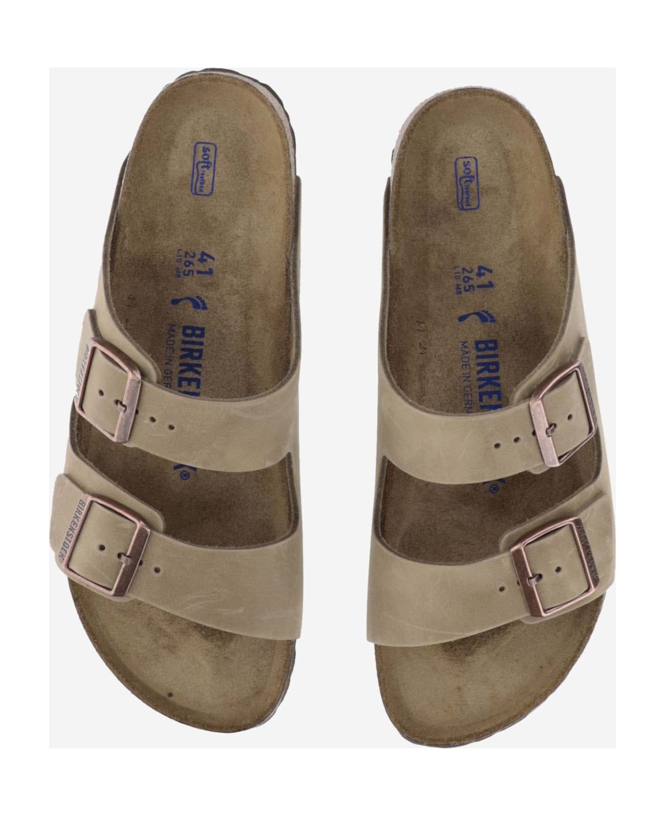 Birkenstock Arizona Suede Sandals - Beige
