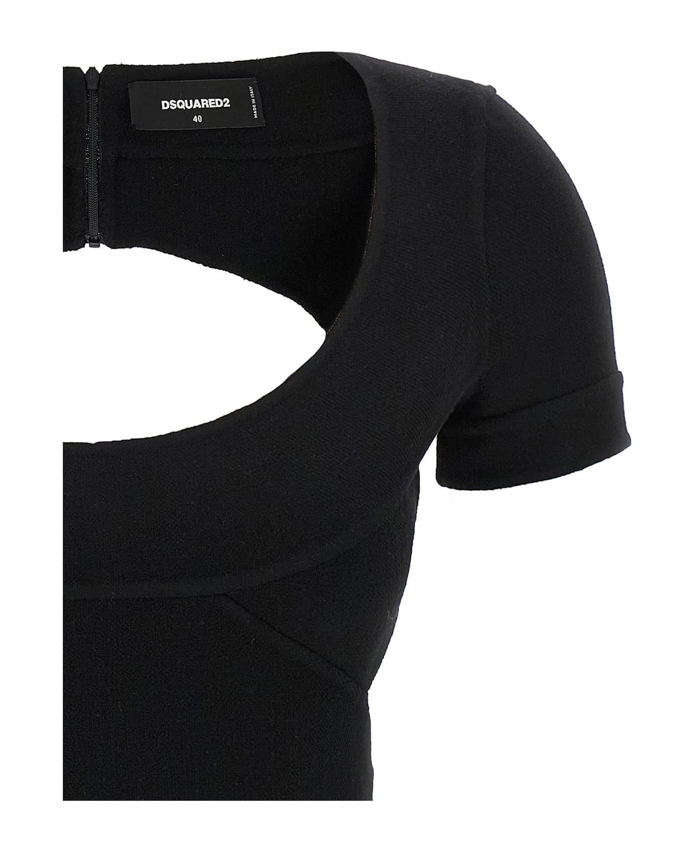 Dsquared2 
bodycon Cut Out
 Dress - Black  