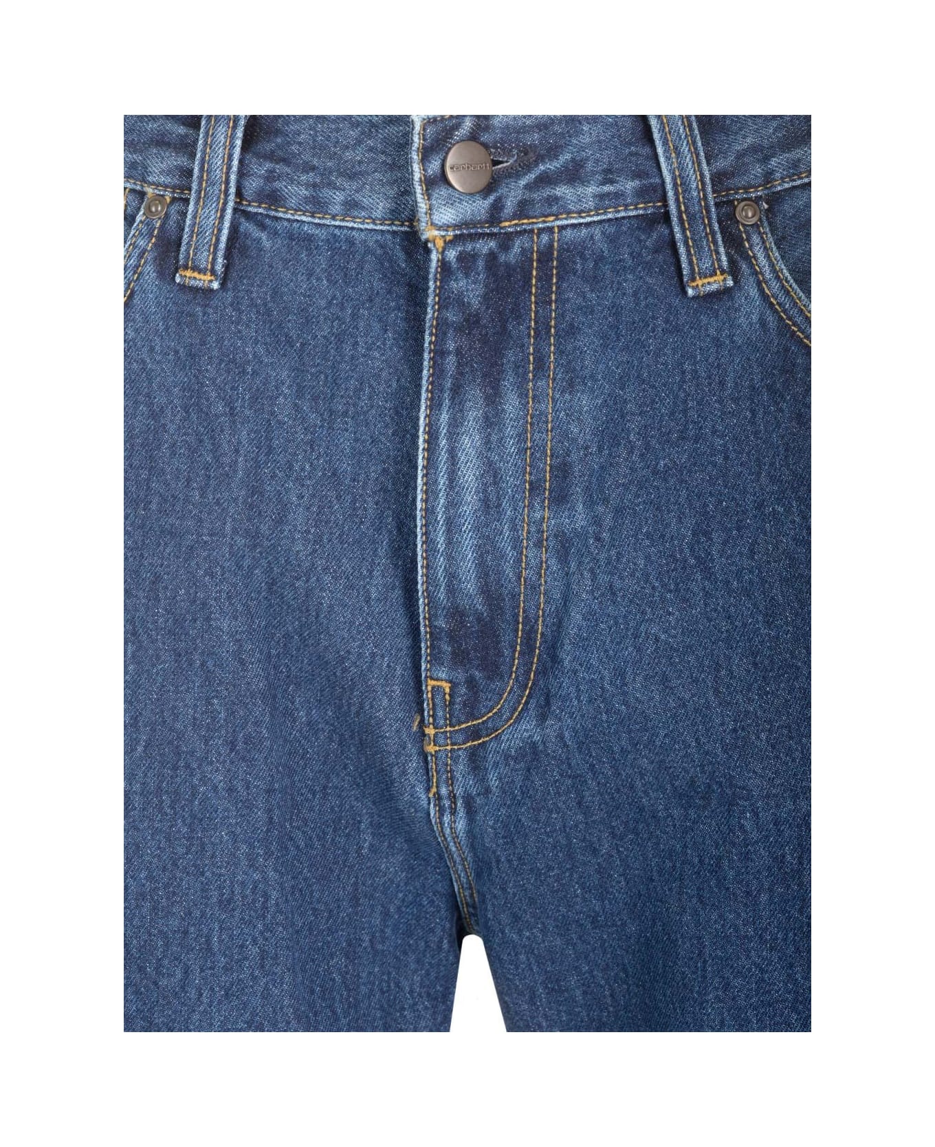 Carhartt 
aaron Pant
 Baggy Jeans - Blue Stone Washed