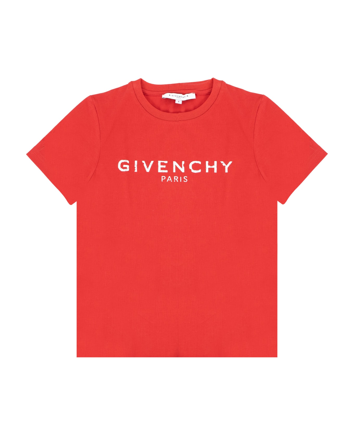 Givenchy Cotton T-shirt With Print - Red Tシャツ＆ポロシャツ
