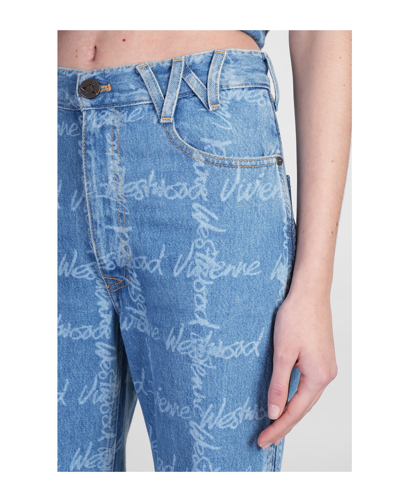 Vivienne Westwood Ray Jeans In Blue Cotton - DENIM