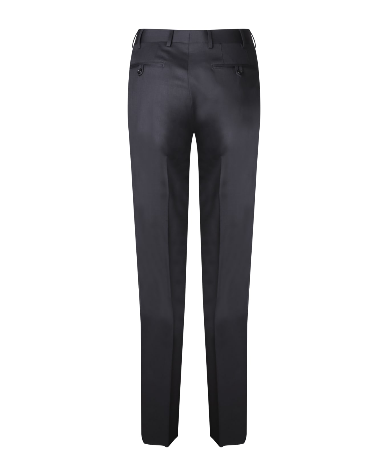 Canali Black Elegant Pants - Black