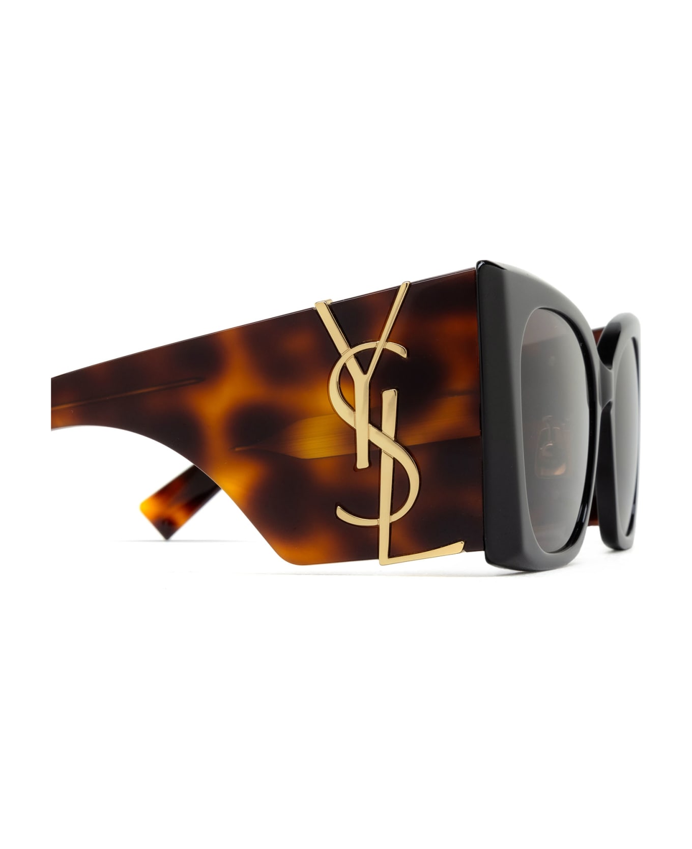 Saint Laurent Eyewear Sl M119/f Blaze Black Sunglasses - Black