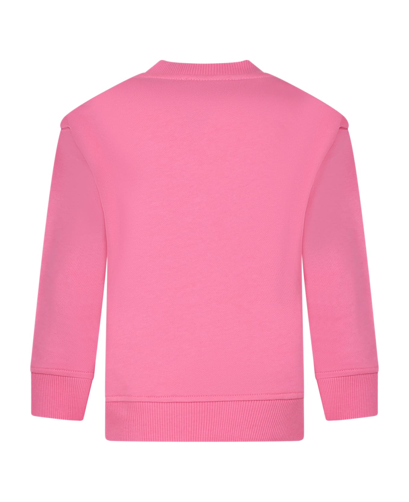 Emporio Armani Pink Sweatshirt For Girl With The Smurfs - Pink