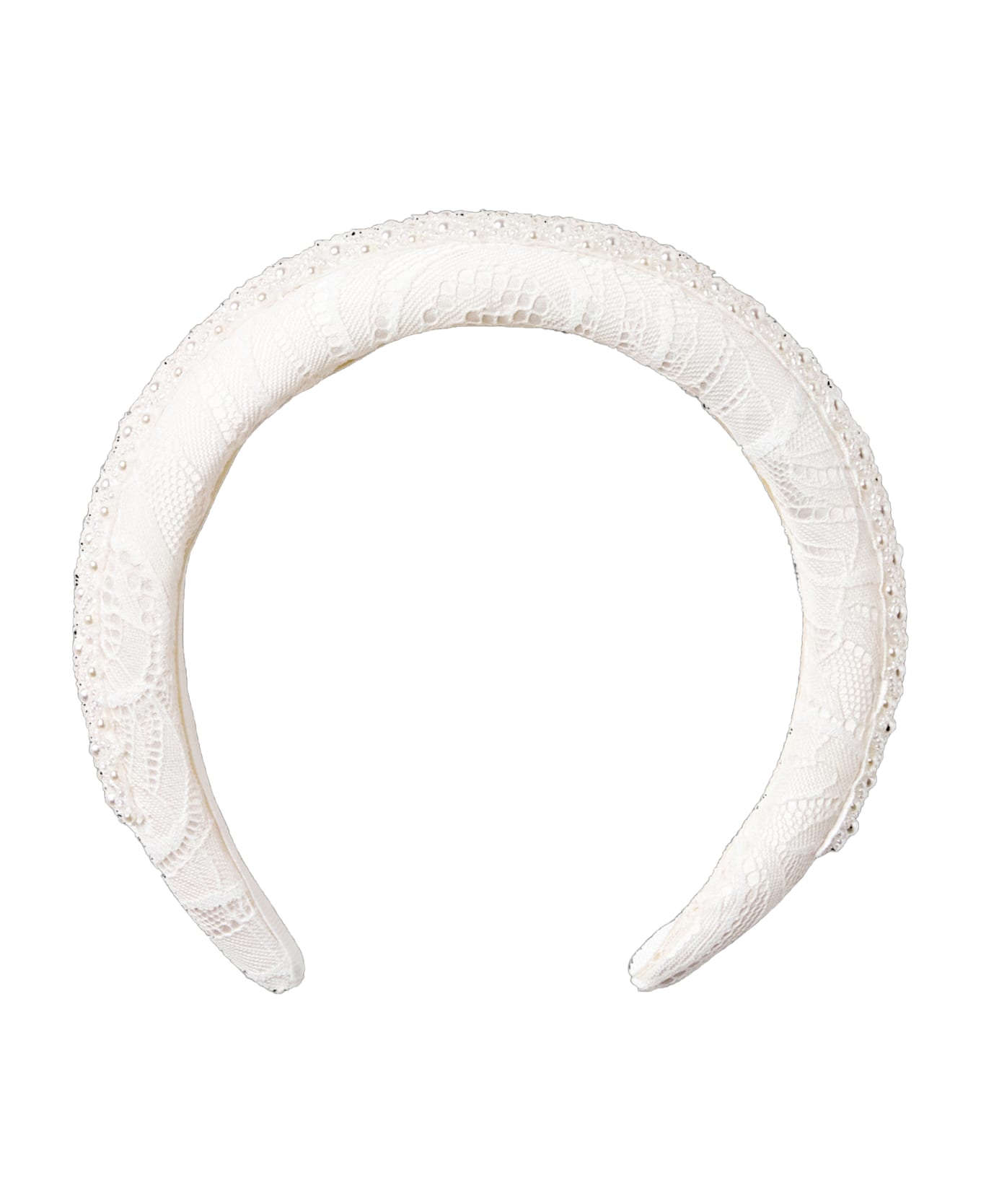self-portrait White Headband For Girl - White