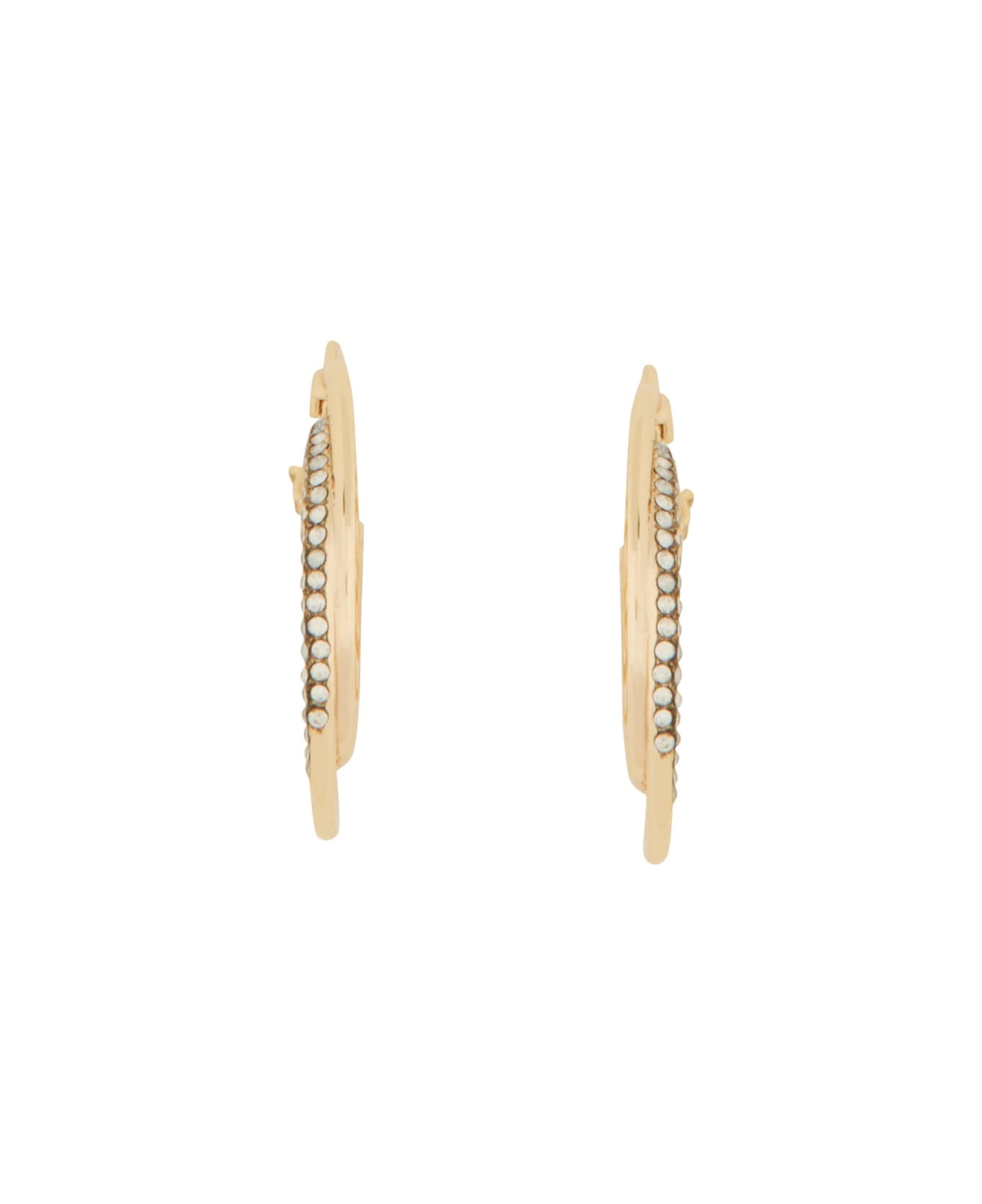 Tory Burch "miller" Hoop Earrings - GOLD