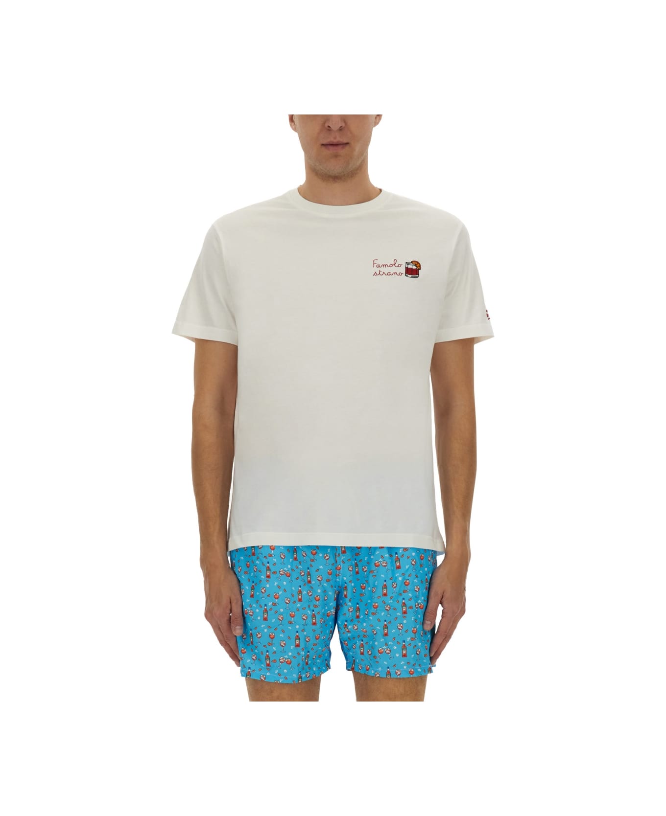 MC2 Saint Barth Cotton T-shirt - WHITE