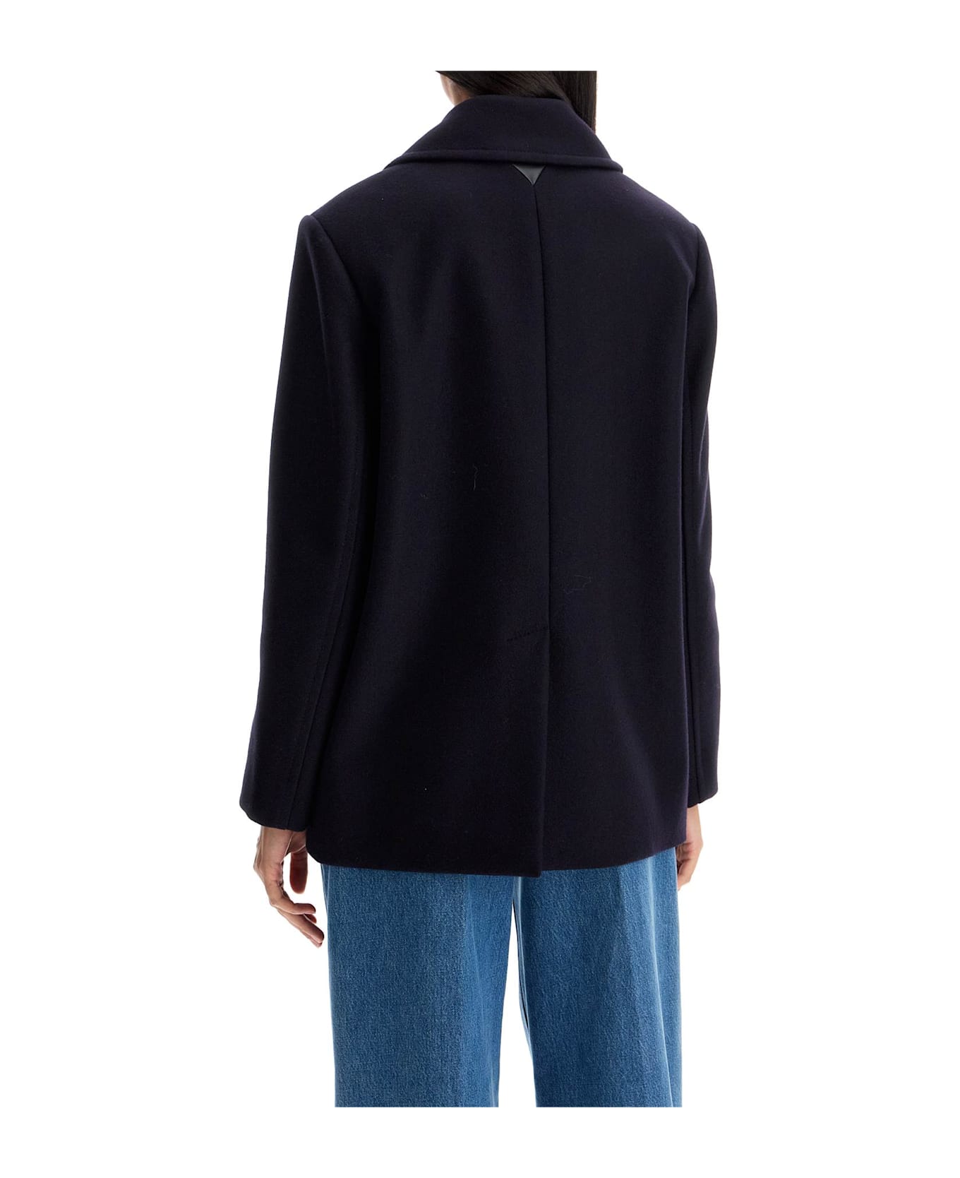 Pinko Canada Double-breasted Coat - Marine Blue