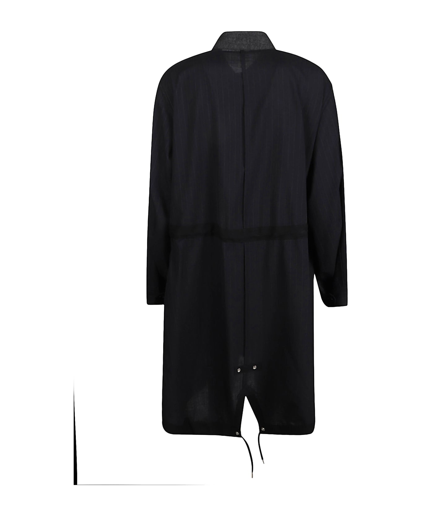 Sacai Oversized Buttoned Dress - NAVY 201