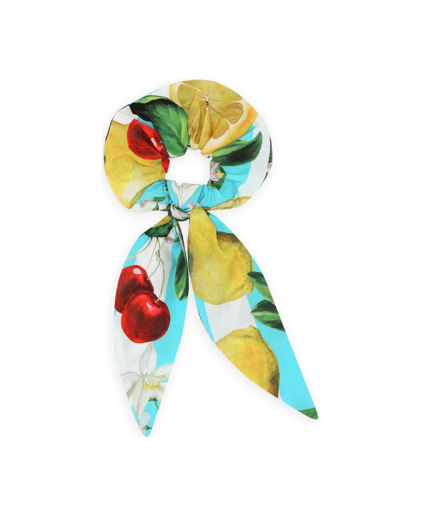 Dolce & Gabbana Scrunchie With Lemon And Cherry Print - Multicolour アクセサリー＆ギフト