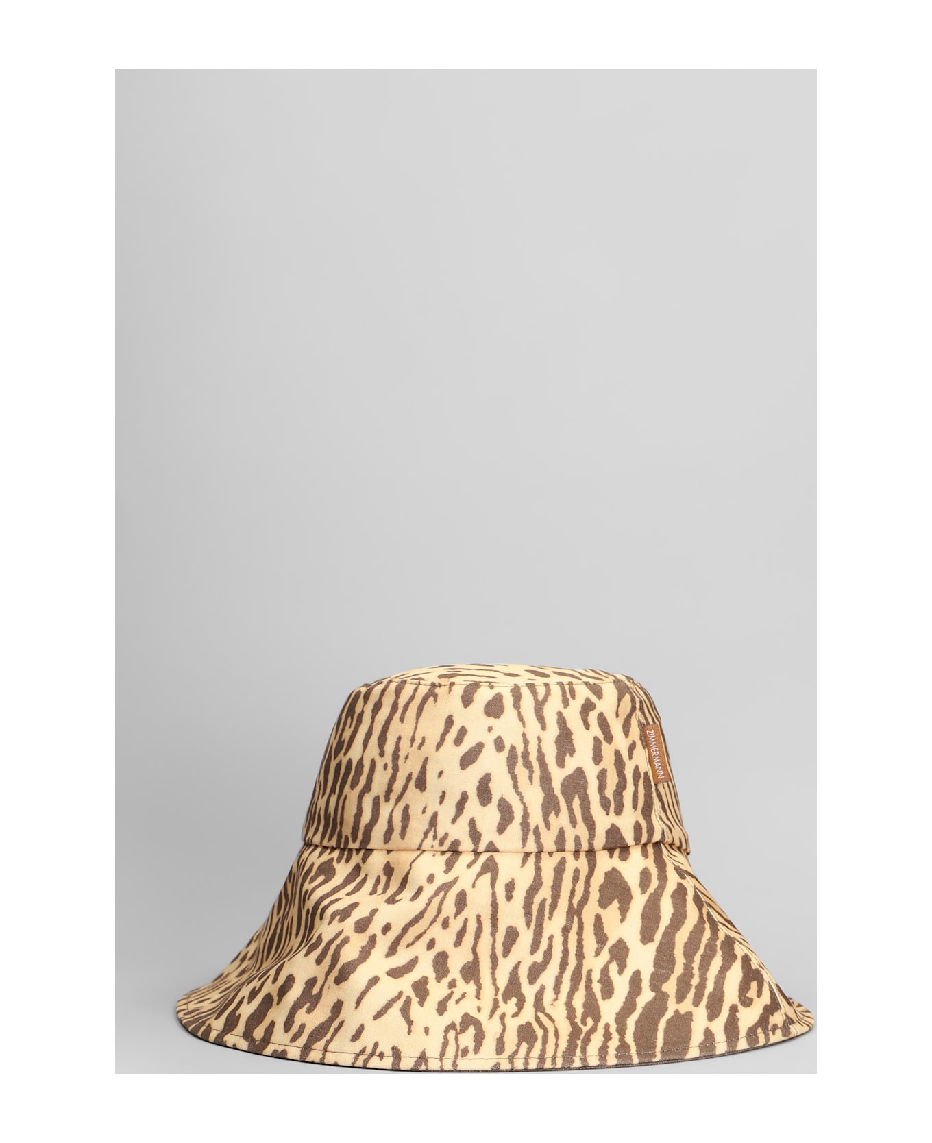 Zimmermann Hats In Animalier Linen - Animalier 帽子