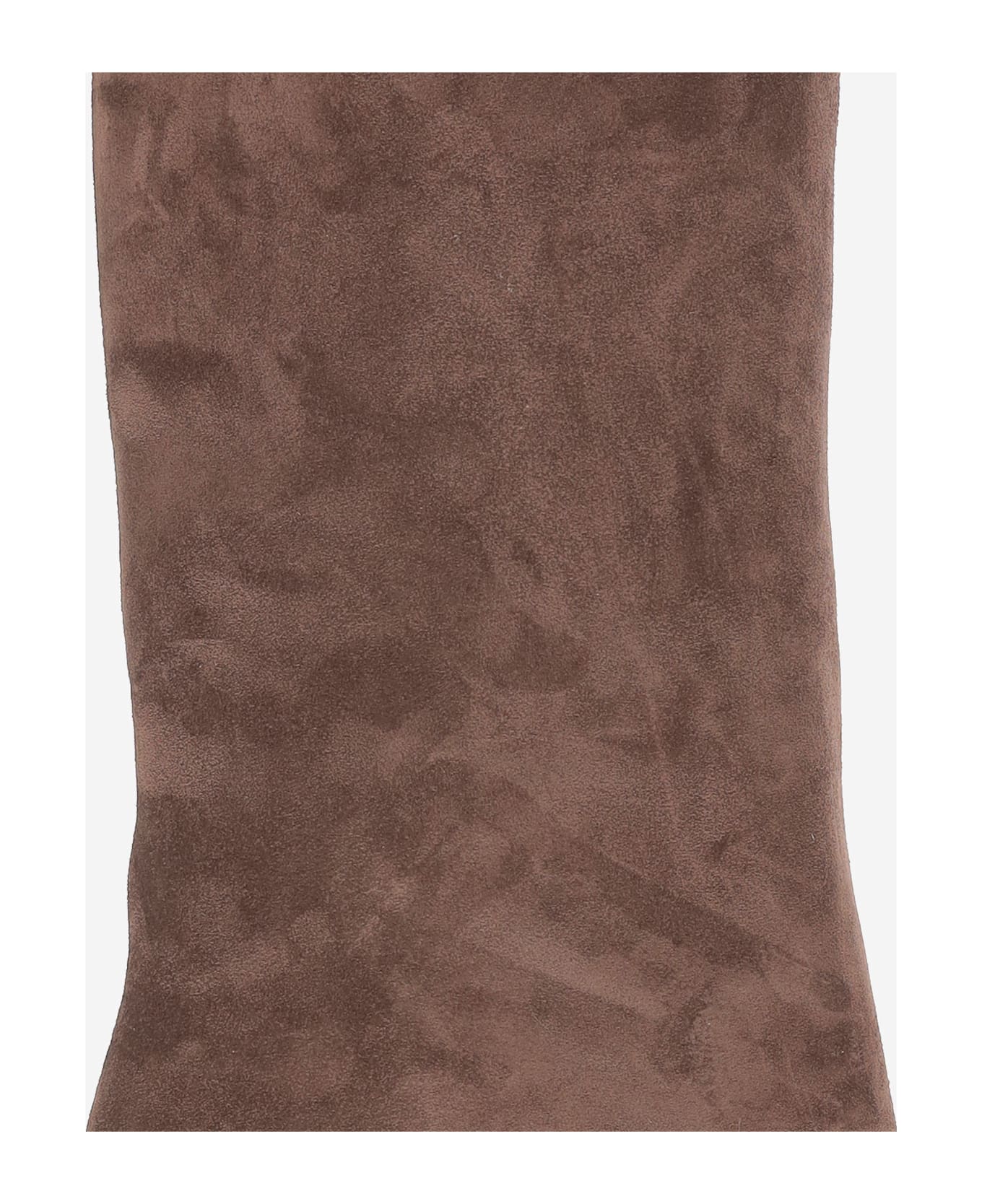 Amina Muaddi Fiona Suede Boots - Brown