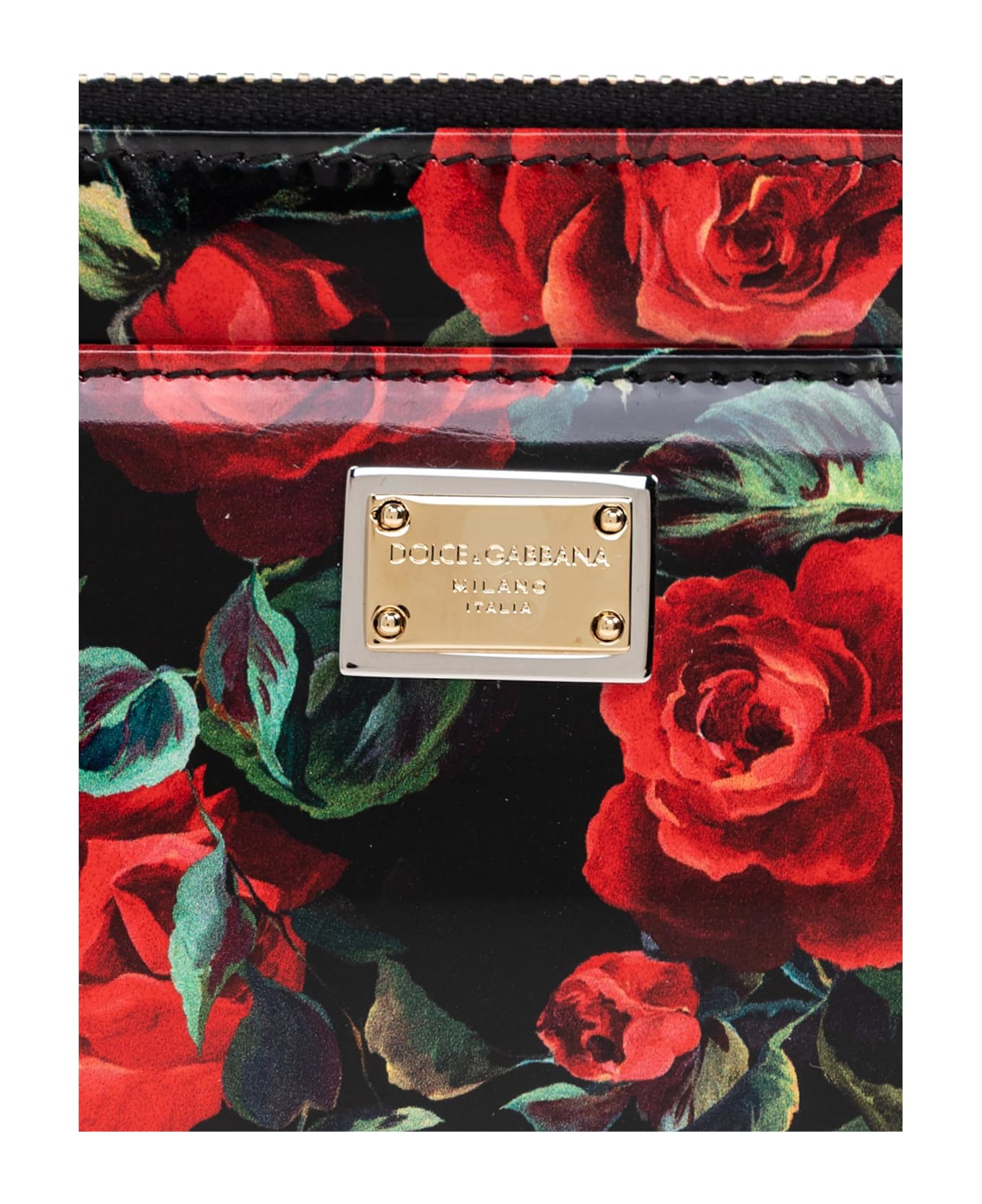 Dolce & Gabbana Wallet With Floral Motif - Pink