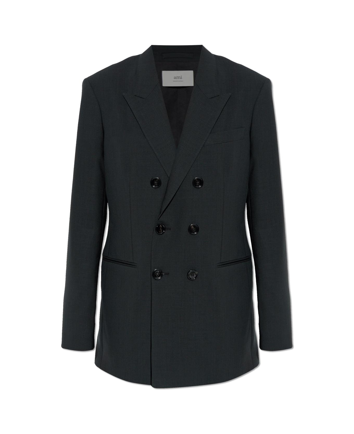 Ami Alexandre Mattiussi Double-breasted Blazer - BLACK