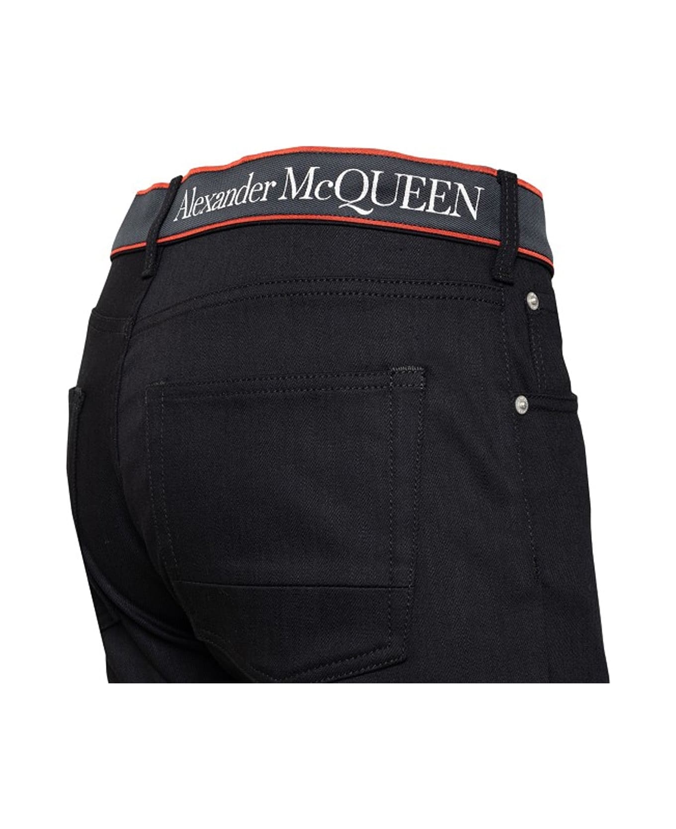 Alexander McQueen Logo Denim Jeans - Black