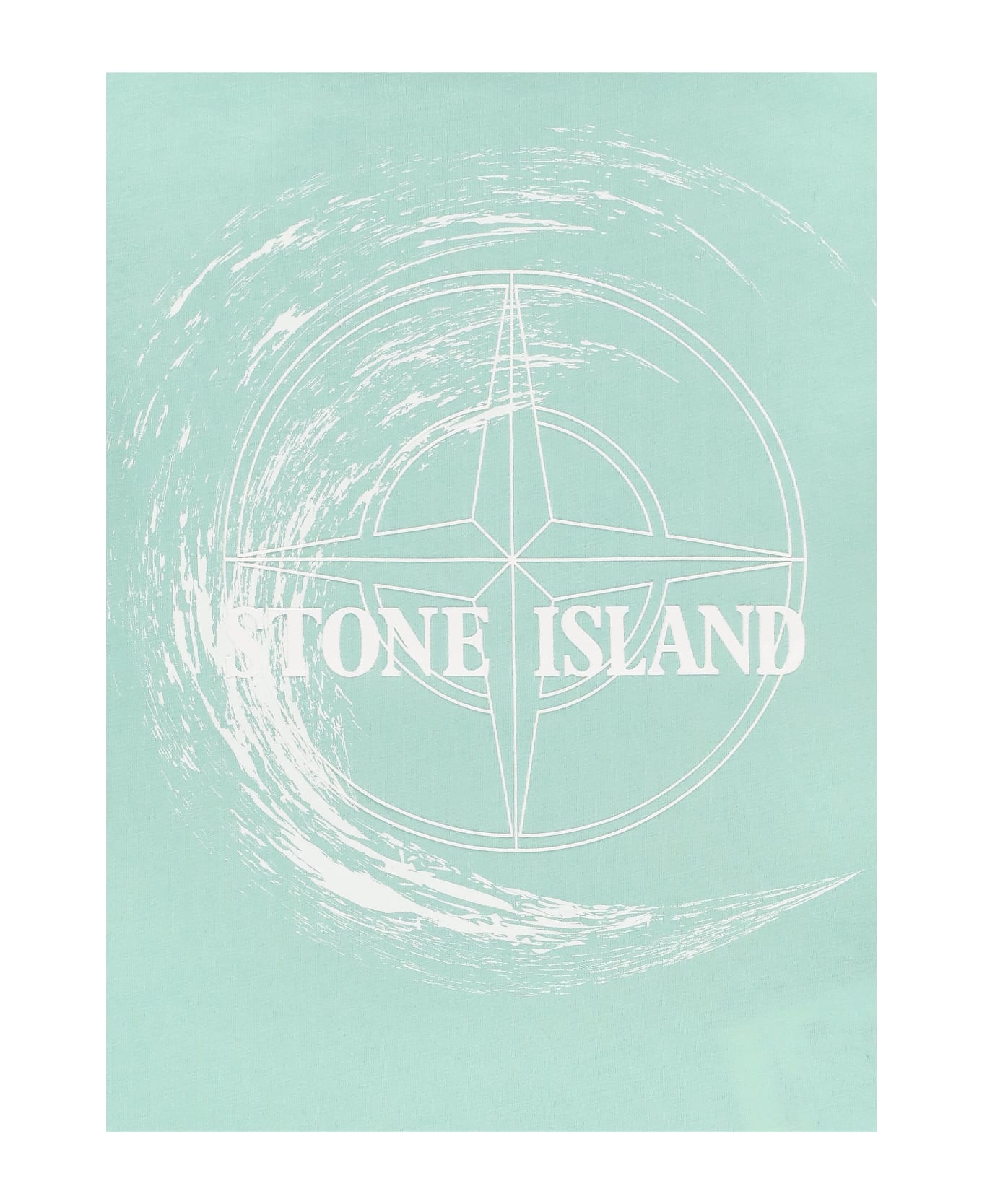 Stone Island Junior Cotton T-shirt - Green