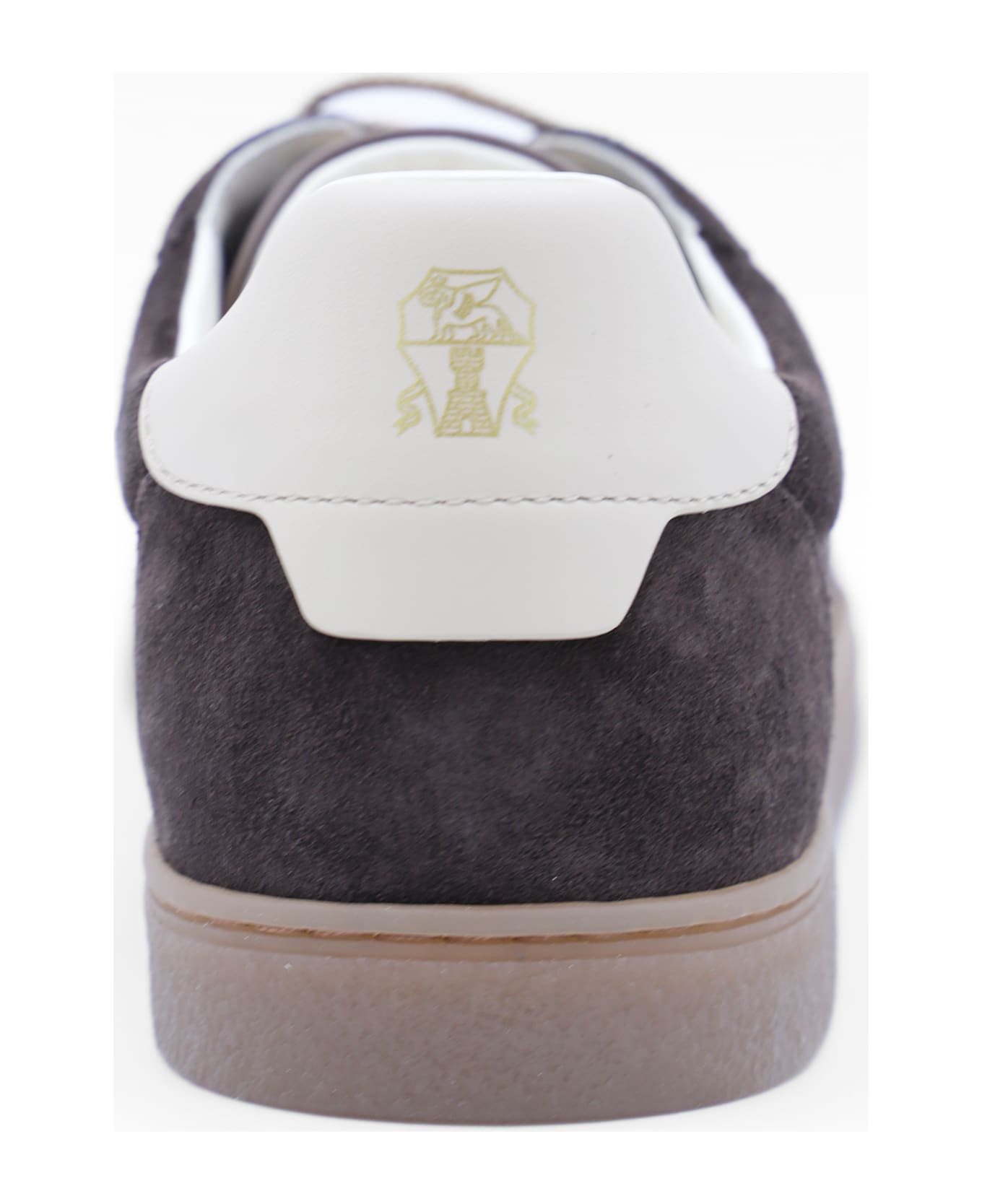 Brunello Cucinelli Brown Leather Sneakers - Brown