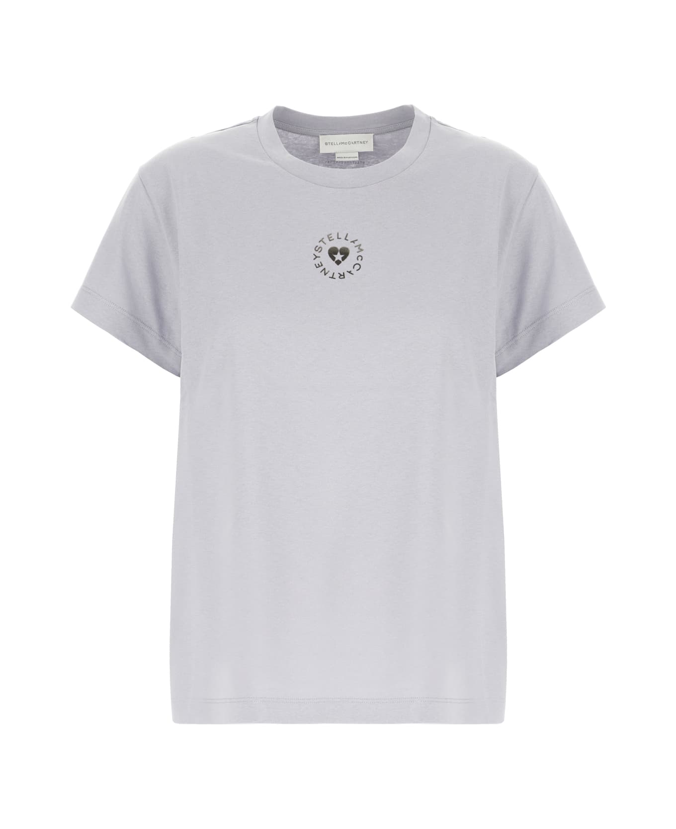 Stella McCartney Light Grey Cotton T-shirt - ANGEL BLUE