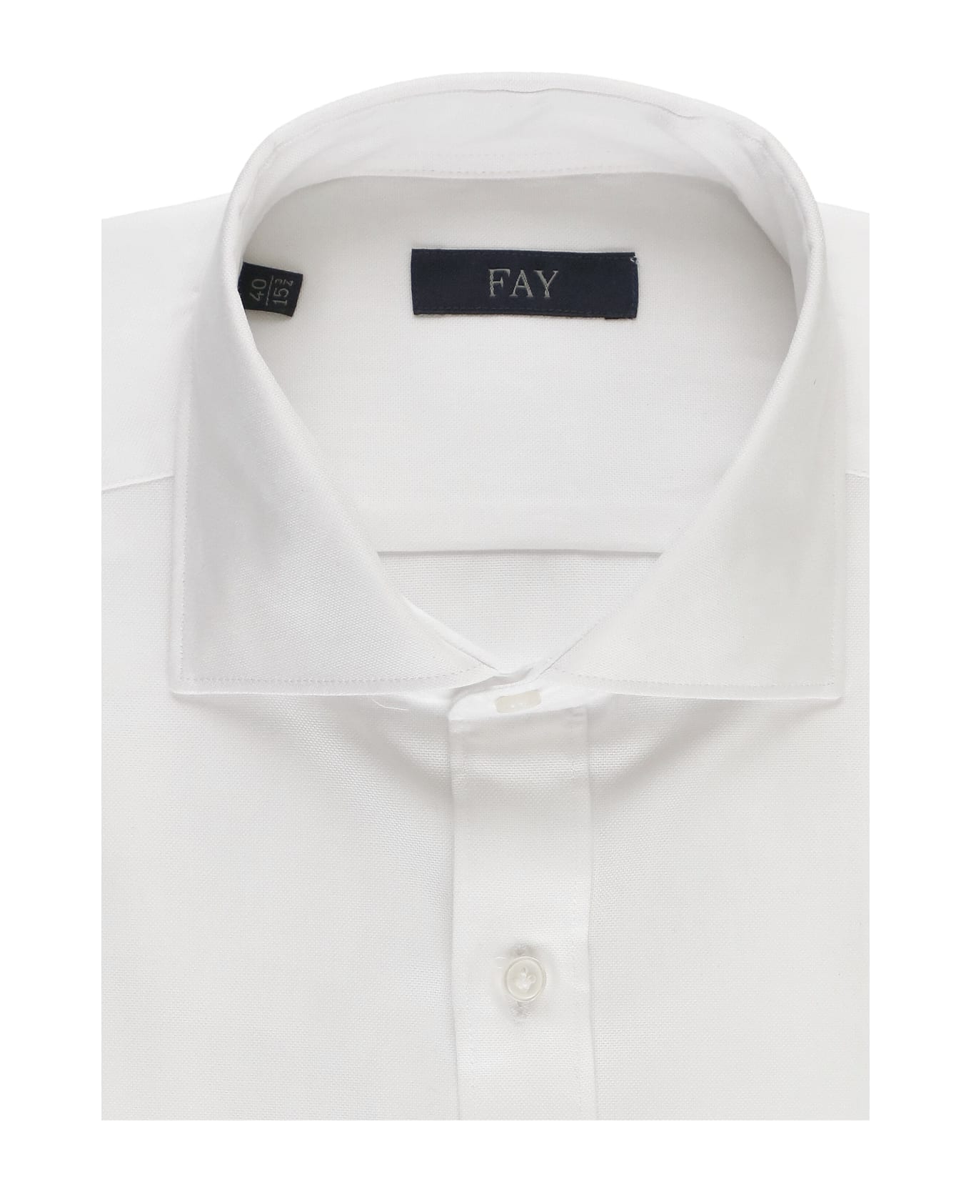 Fay Cotton Shirt - White シャツ
