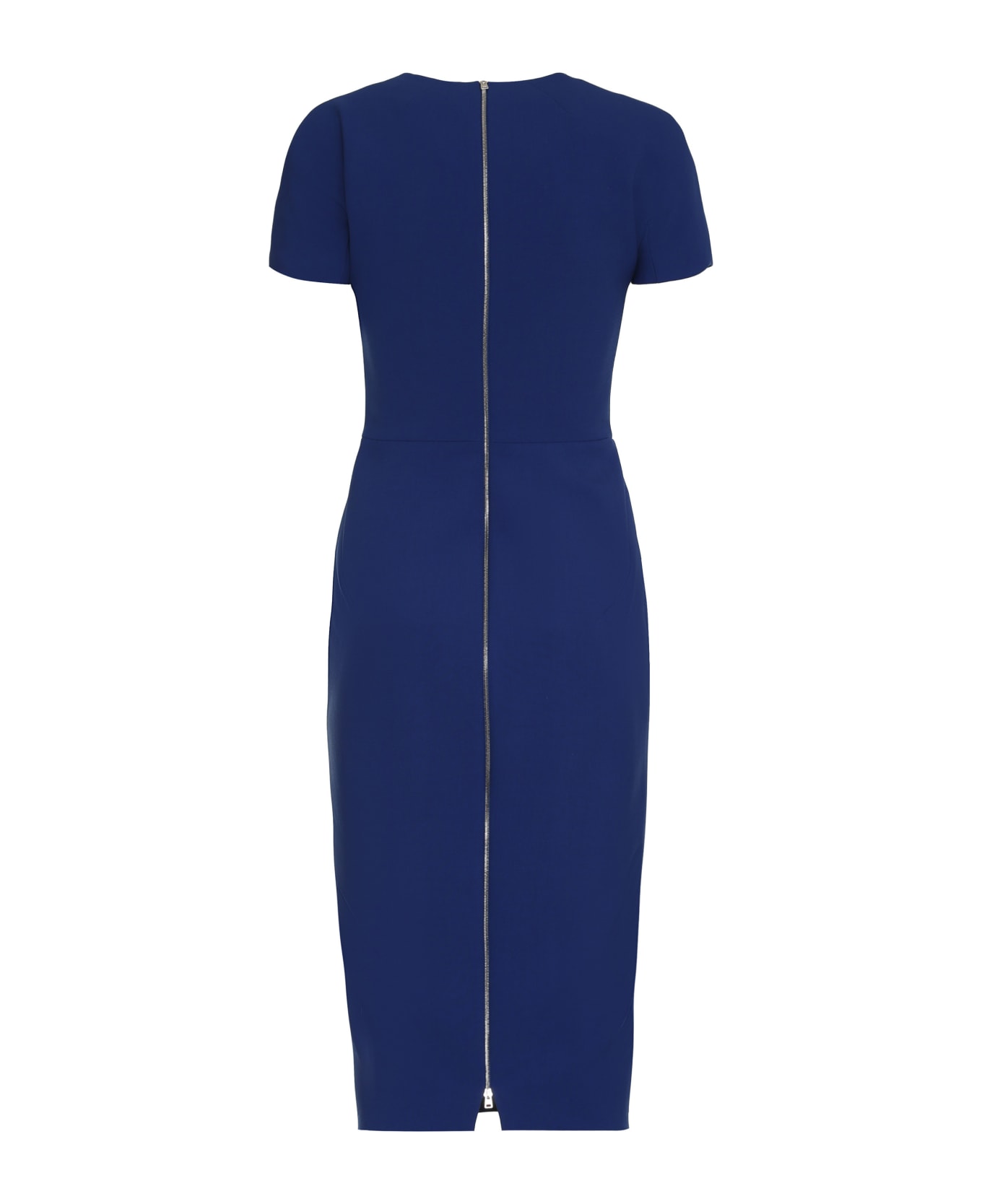 Victoria Beckham Wool-blend Dress - blue ワンピース＆ドレス