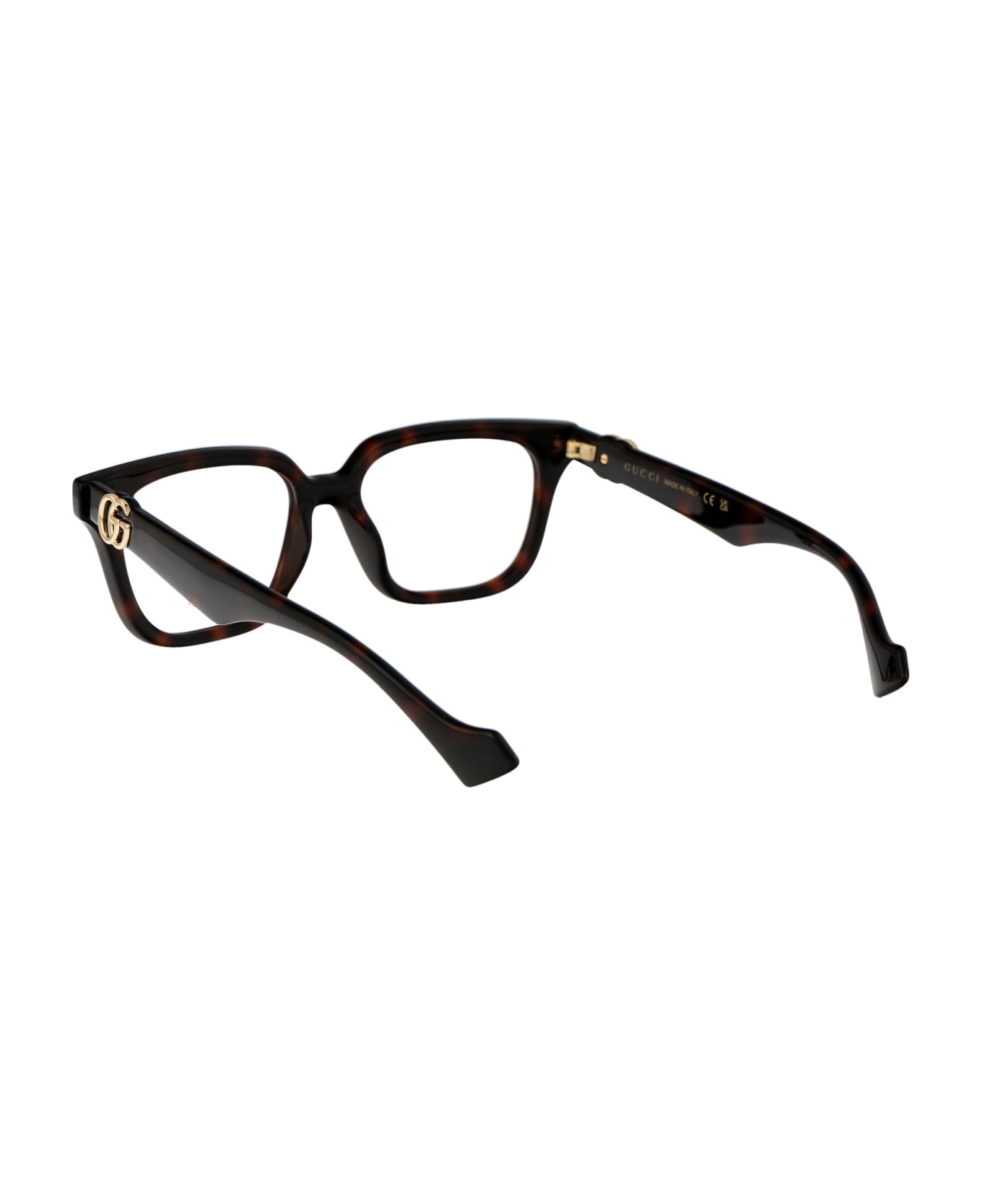 Gucci Eyewear Gg1536o Glasses - 006 HAVANA HAVANA TRANSPARENT アイウェア