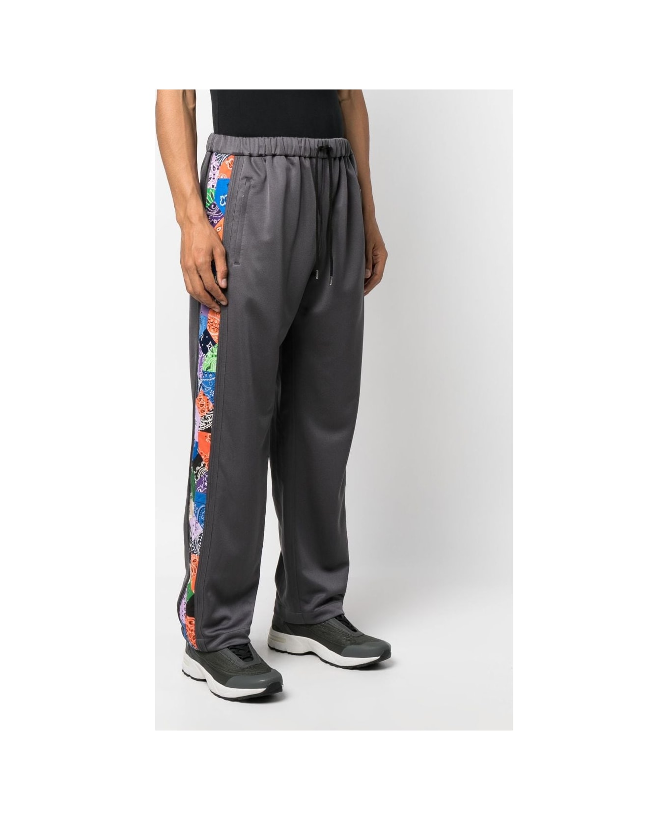 Children of the Discordance Printed Bandana Trousers - Grey