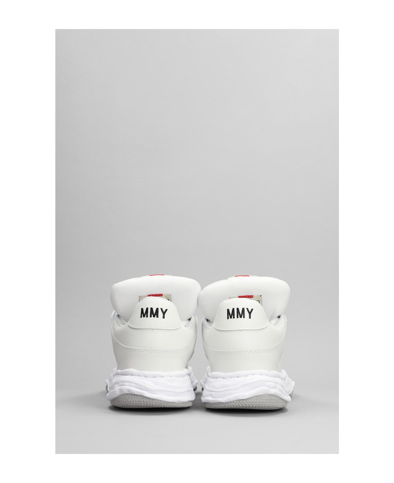 Mihara Yasuhiro Wayne Sneakers In White Leather - white